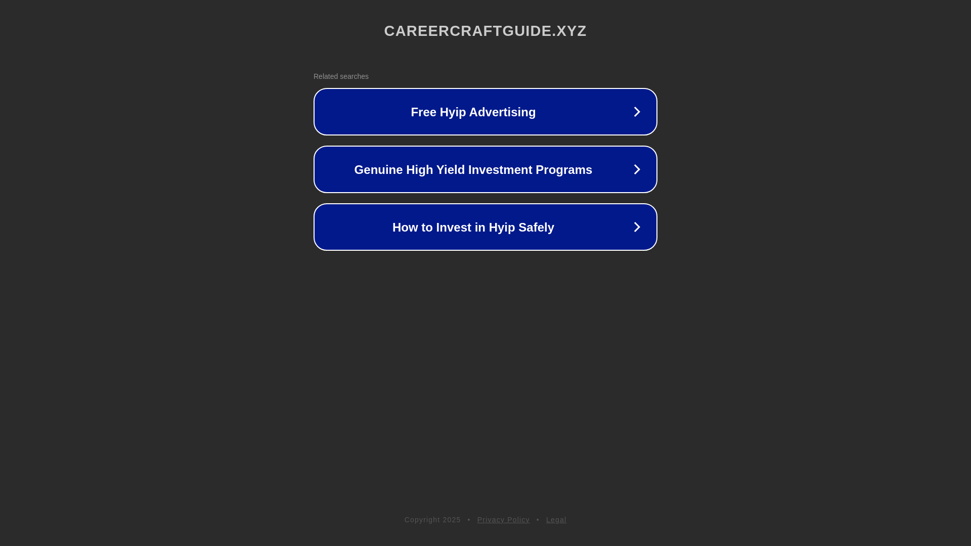 website screenshot of https://careercraftguide.xyz/