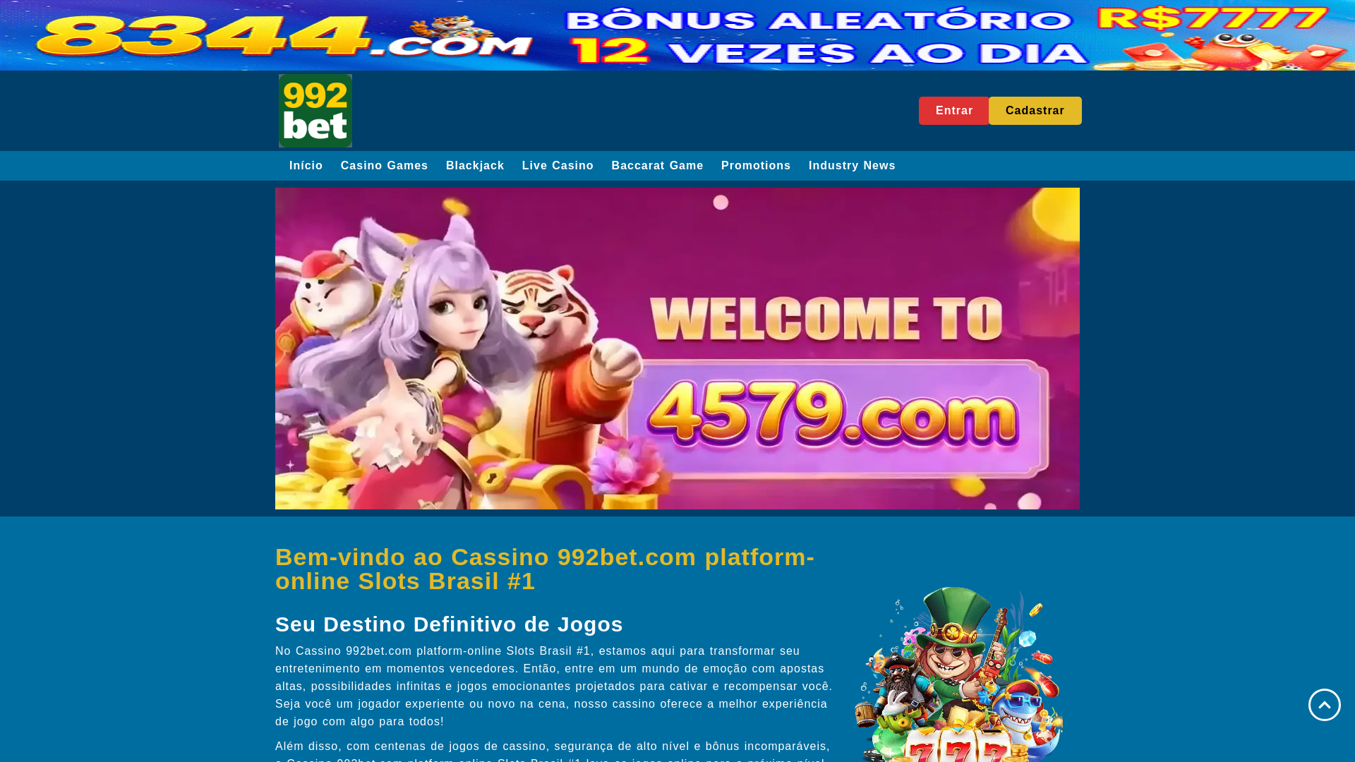 website screenshot of https://fb992bet.com/