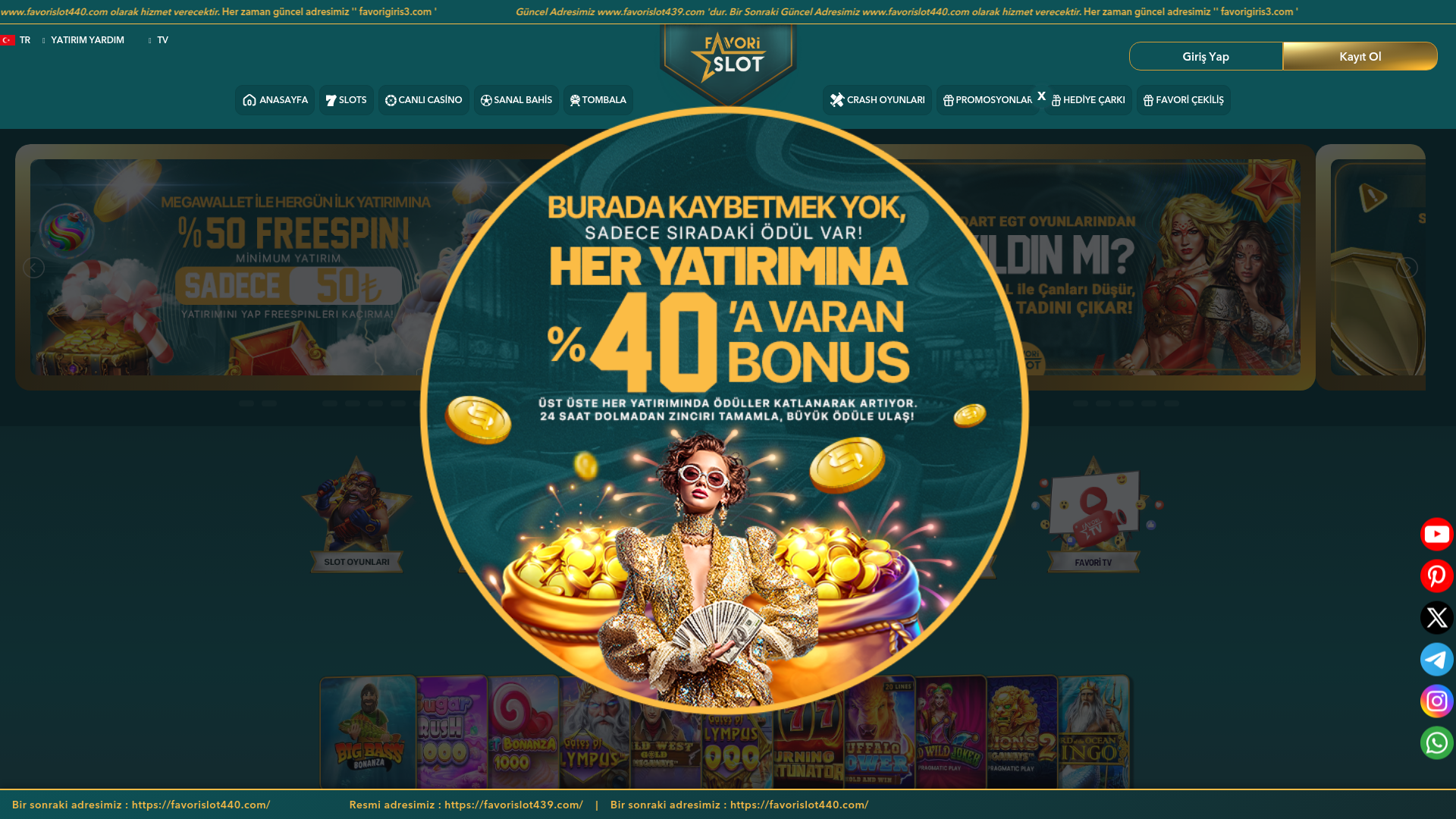 website screenshot of https://favorigiris3.com/