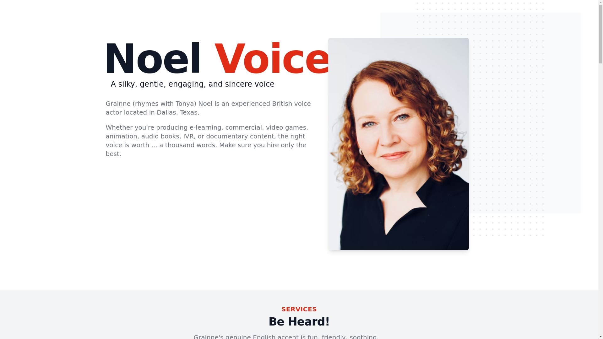 website screenshot of https://noel-voice.pages.dev/