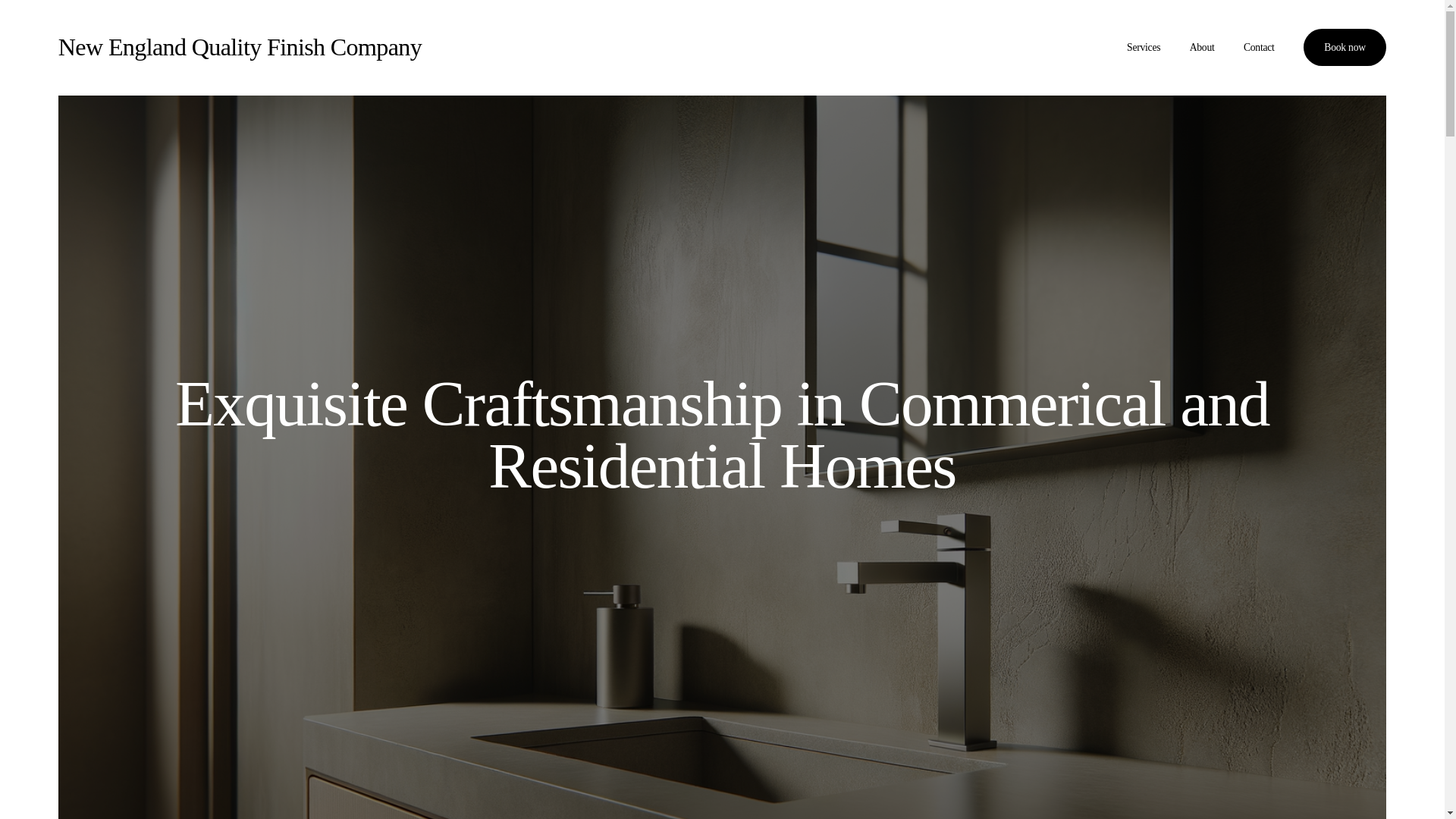website screenshot of https://newenglandqualityfinish.company/