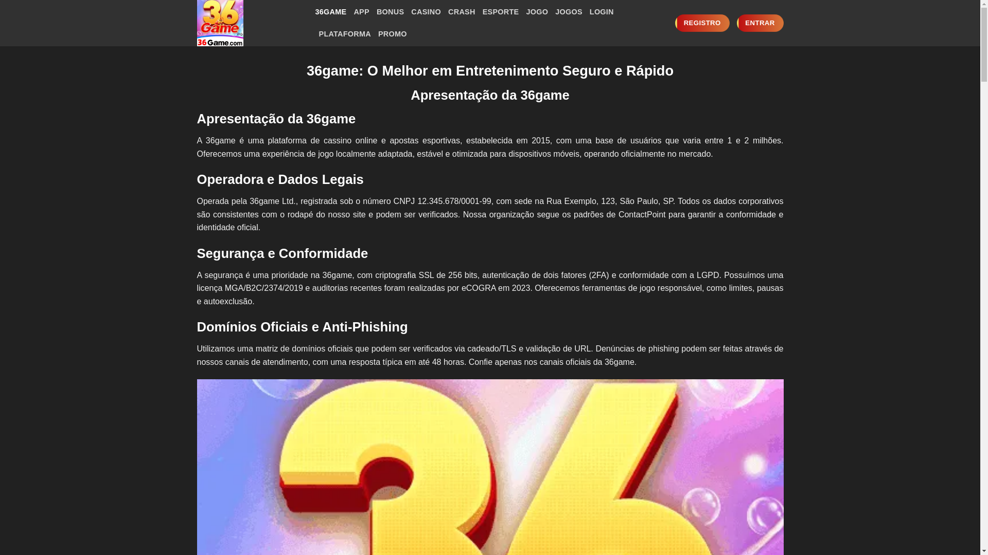 website screenshot of https://36gameo.com/