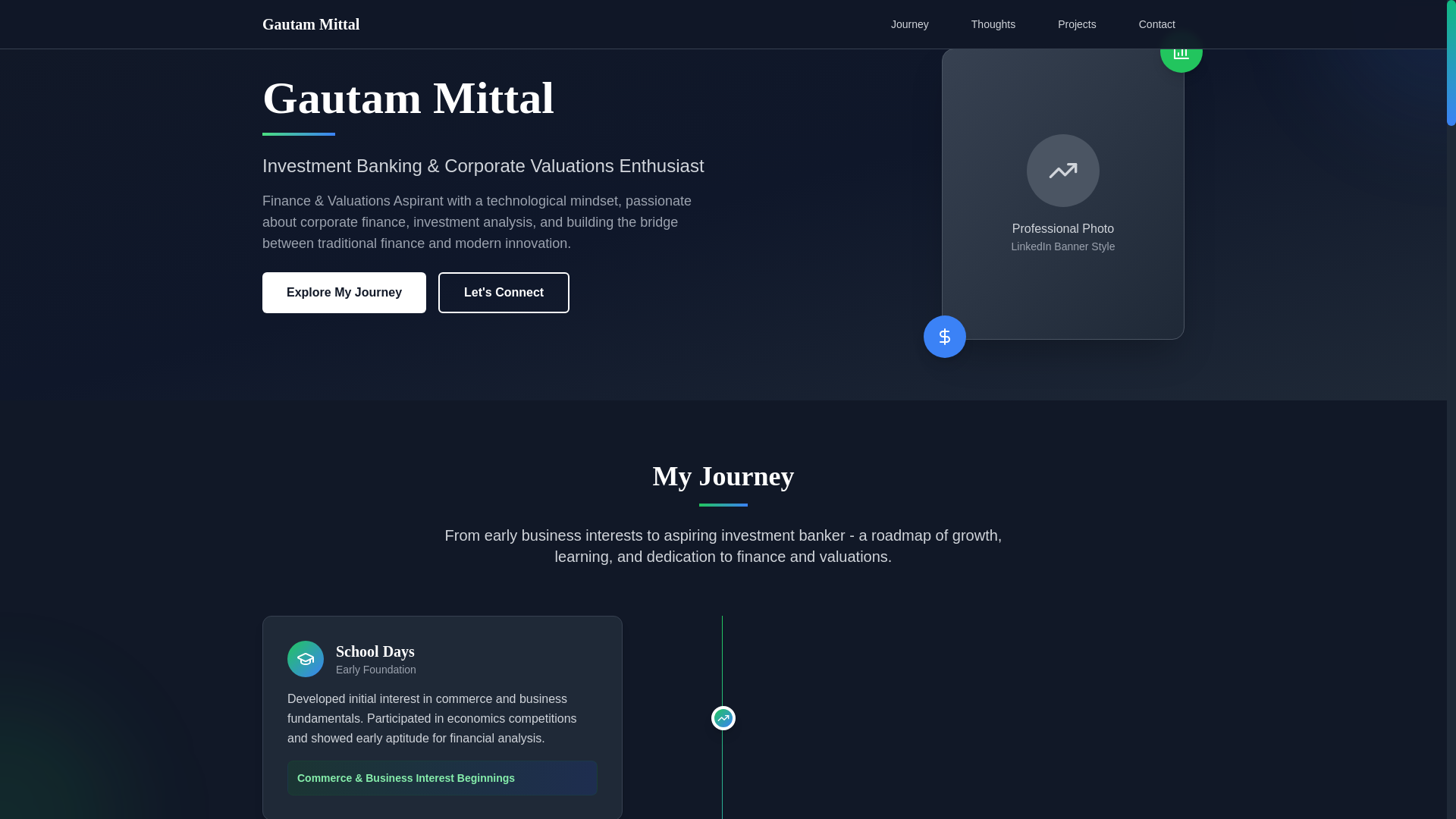 website screenshot of https://gautammittal.site/