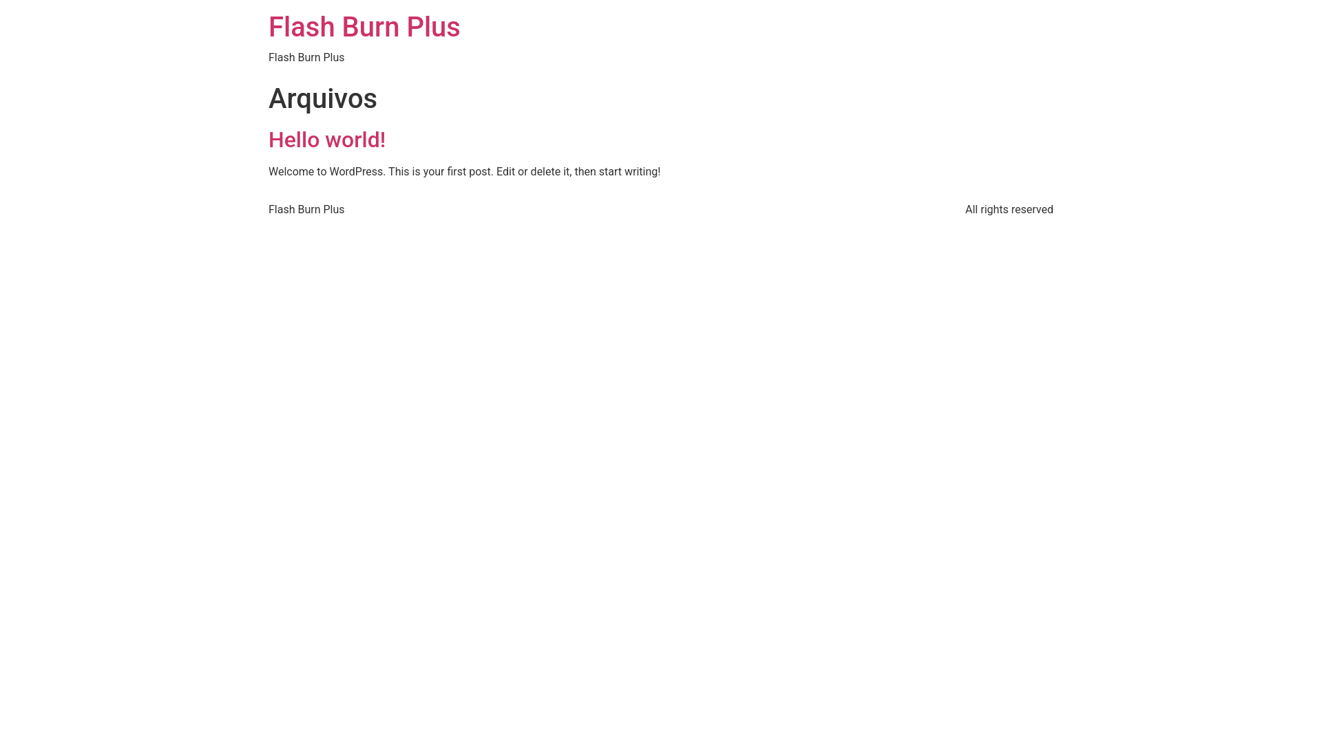 website screenshot of https://flashburnplus.online/