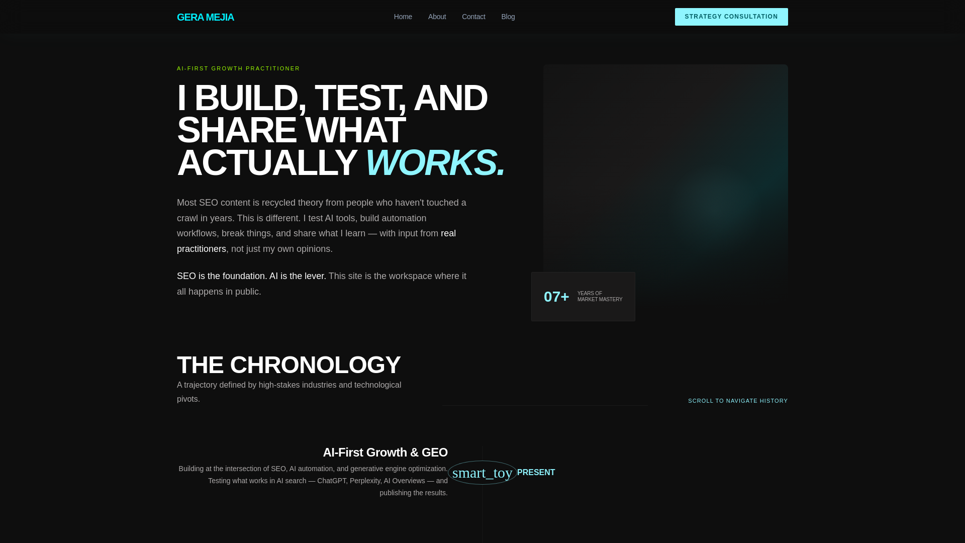 website screenshot of https://geramejia.com/