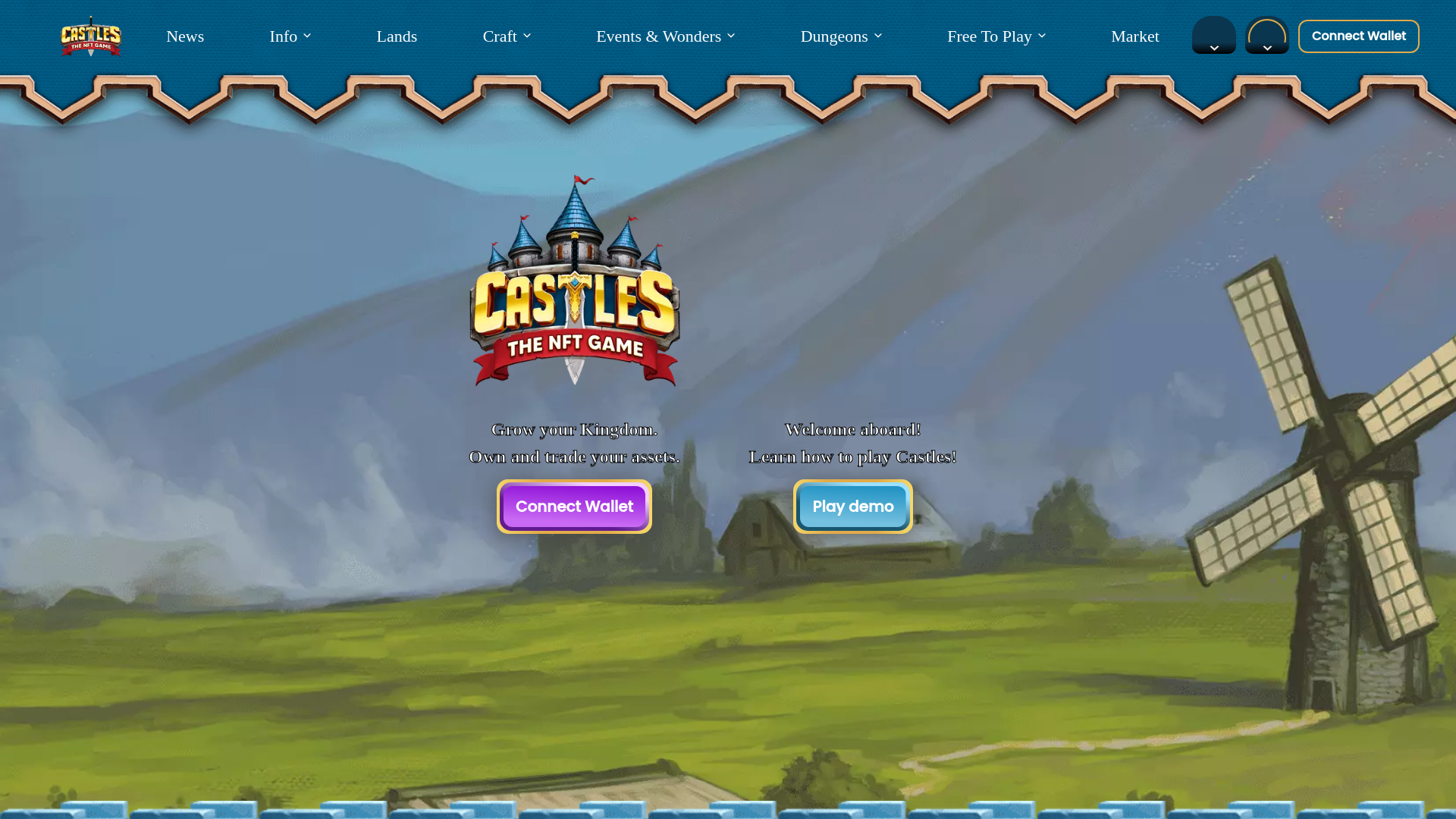 website screenshot of https://castles-temp-h33ux.sevalla.app