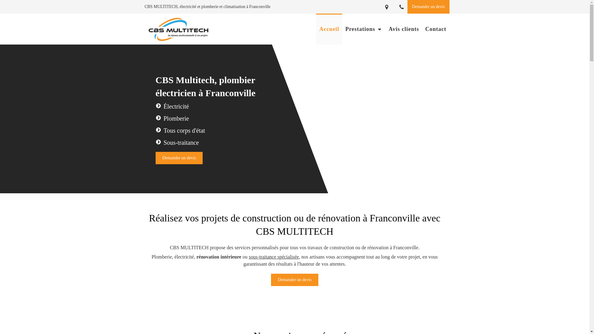 website screenshot of https://cbsmultitech.fr/