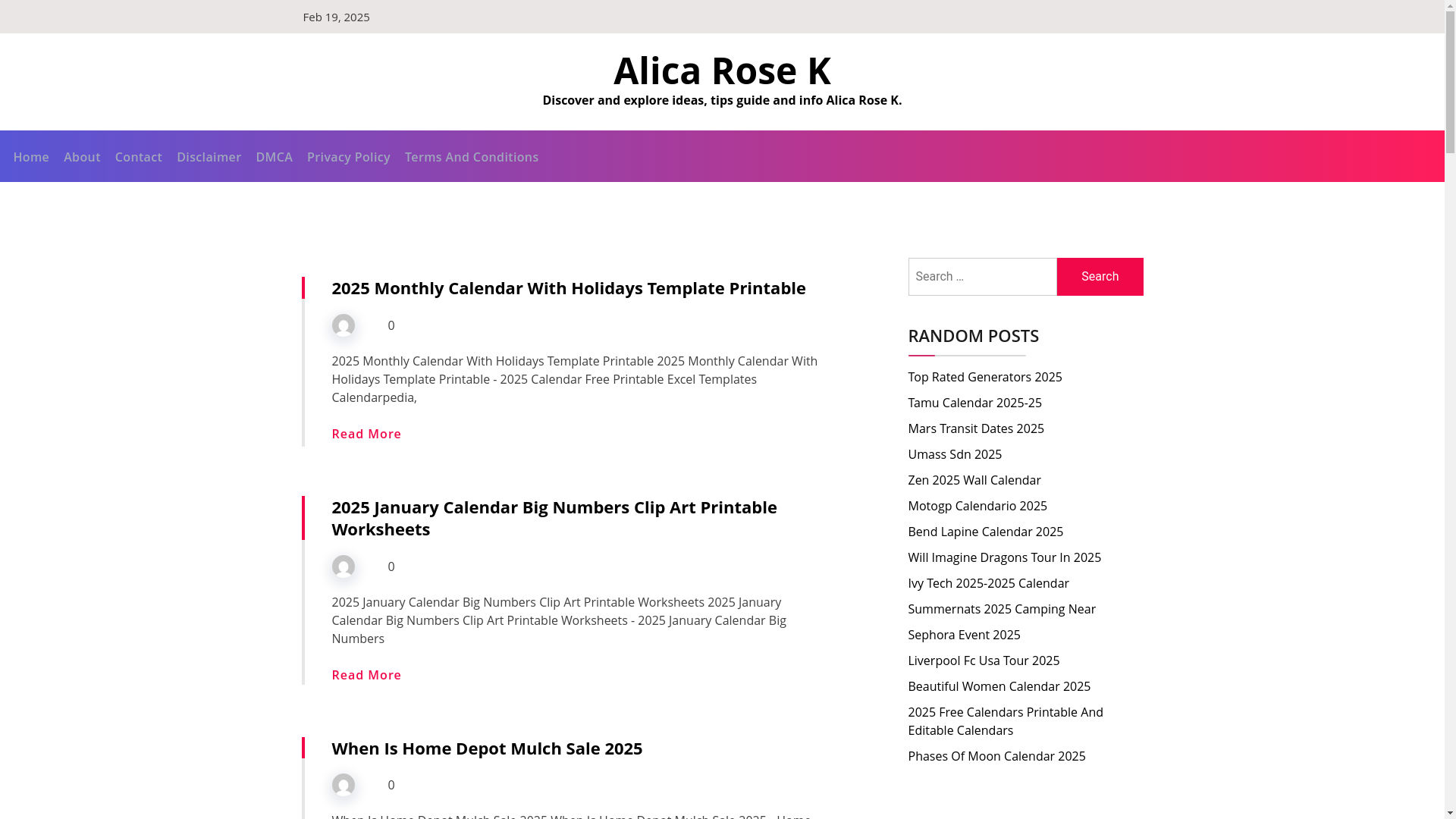 website screenshot of https://alicarosek.pages.dev/
