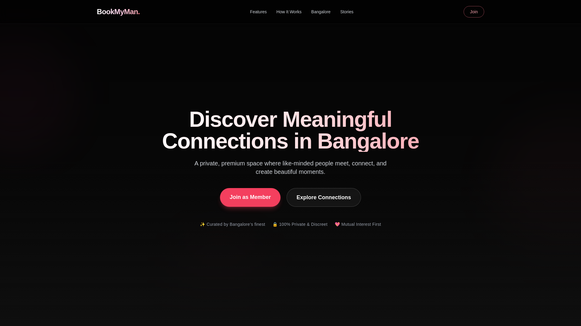 website screenshot of https://bookmyman.com/