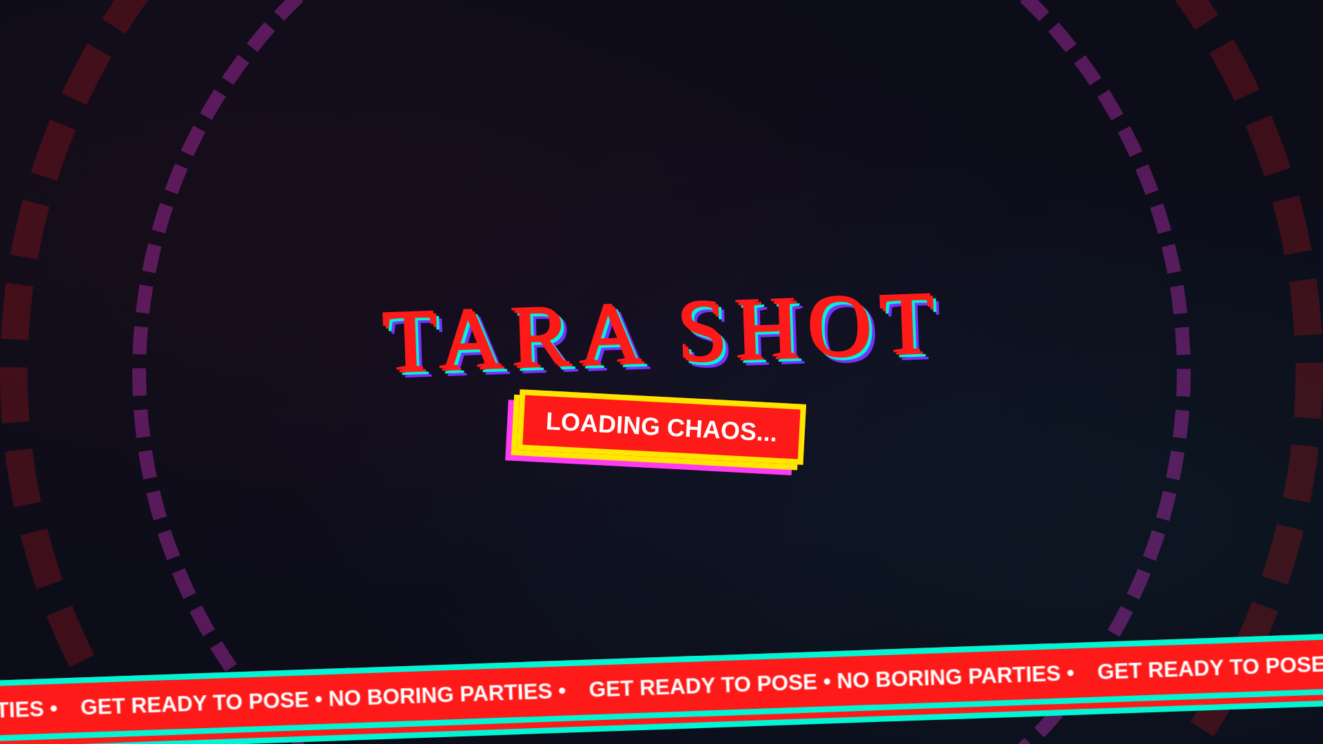 website screenshot of https://tara-shot-photobooth.online/