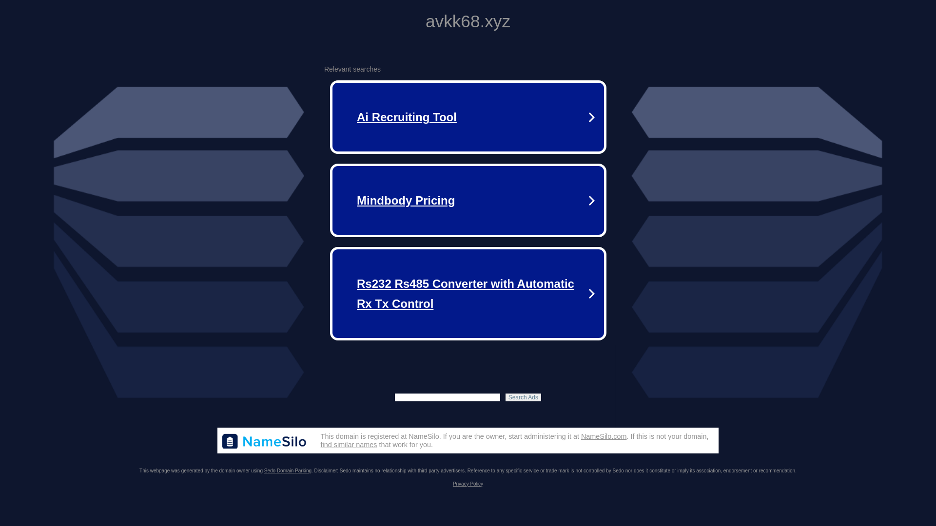website screenshot of https://avkk68.xyz/