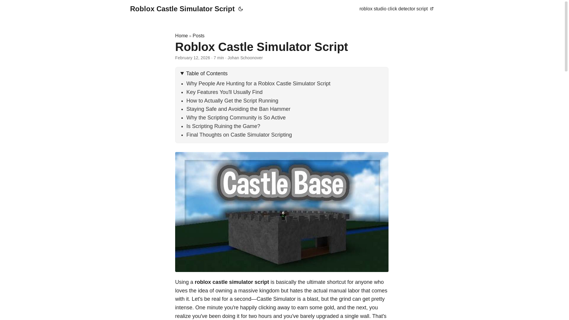 website screenshot of https://robloxcastlesimulatorscript.pages.dev/