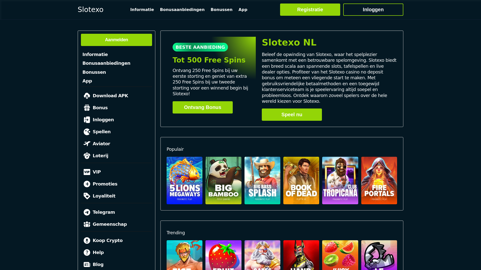 website screenshot of https://slotexonl-com.pages.dev/