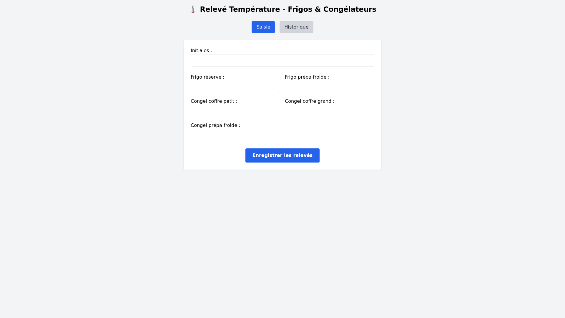 website screenshot of https://releves-frigos.pages.dev/