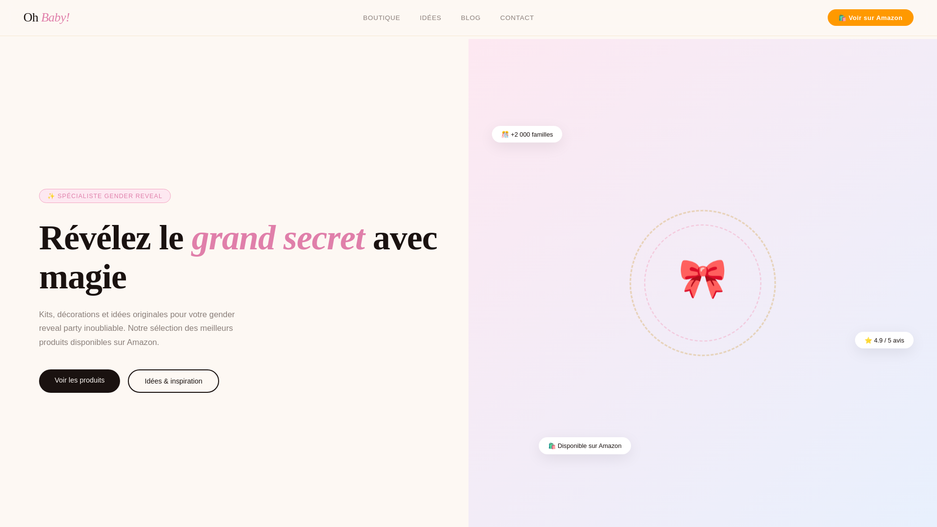 website screenshot of https://reveal-gender.fr/