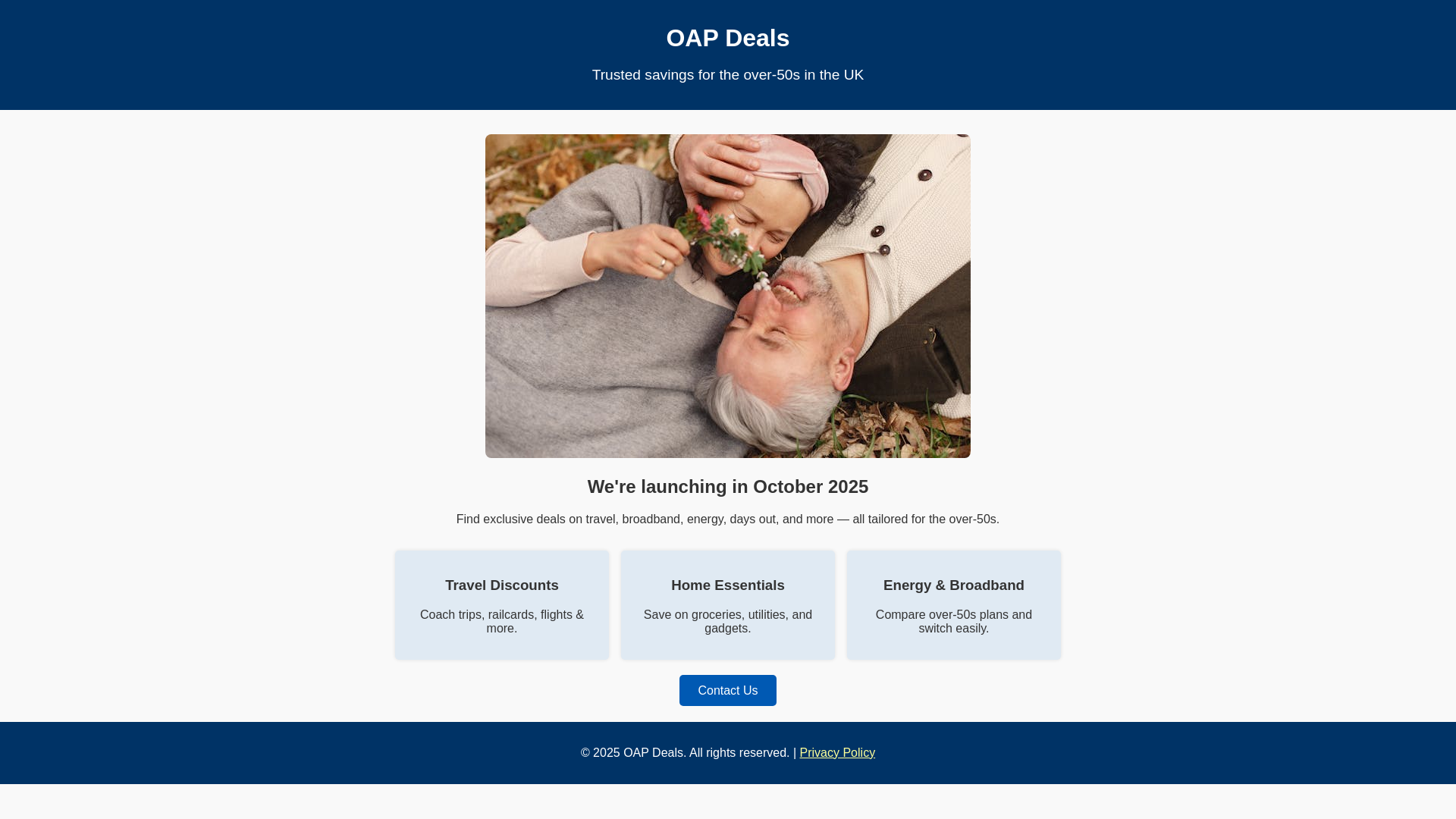 website screenshot of https://oapdeals.pages.dev/