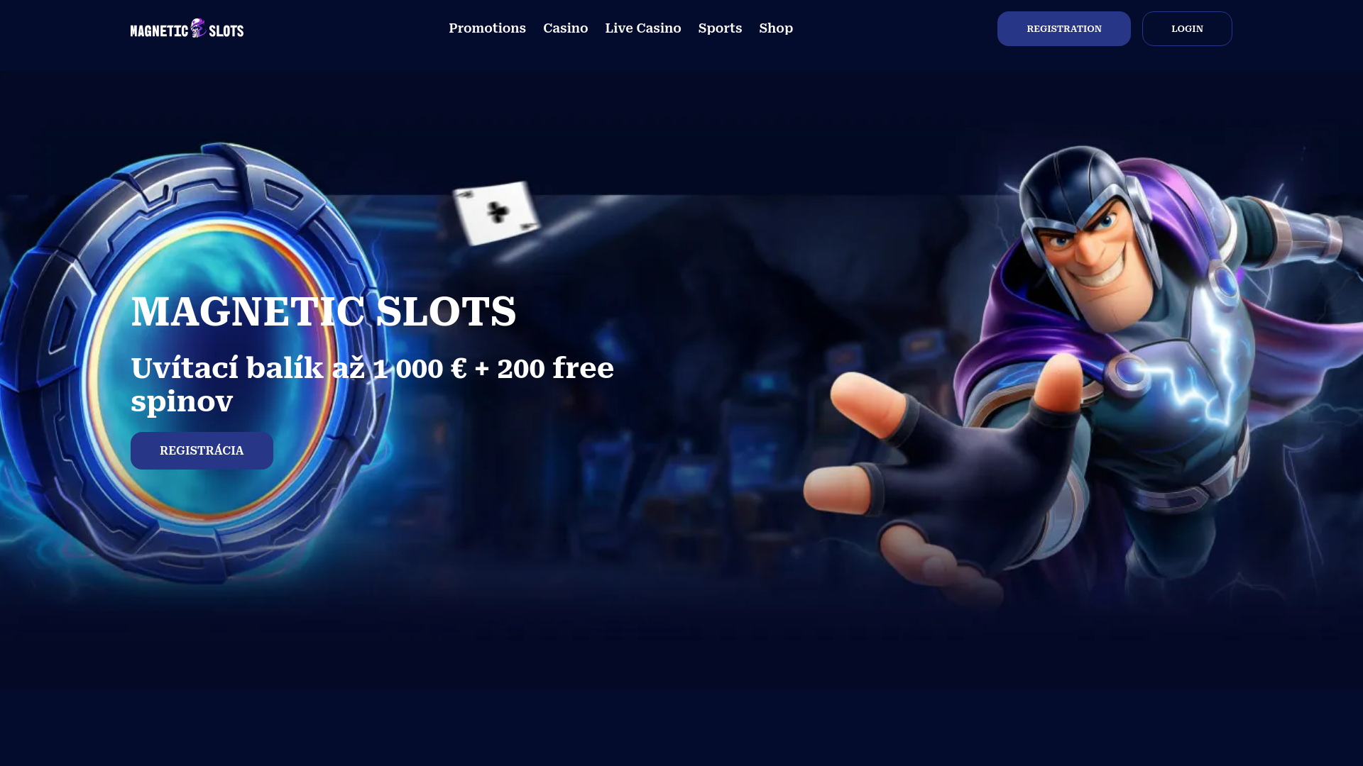 website screenshot of https://magneticslots-sk.pages.dev/