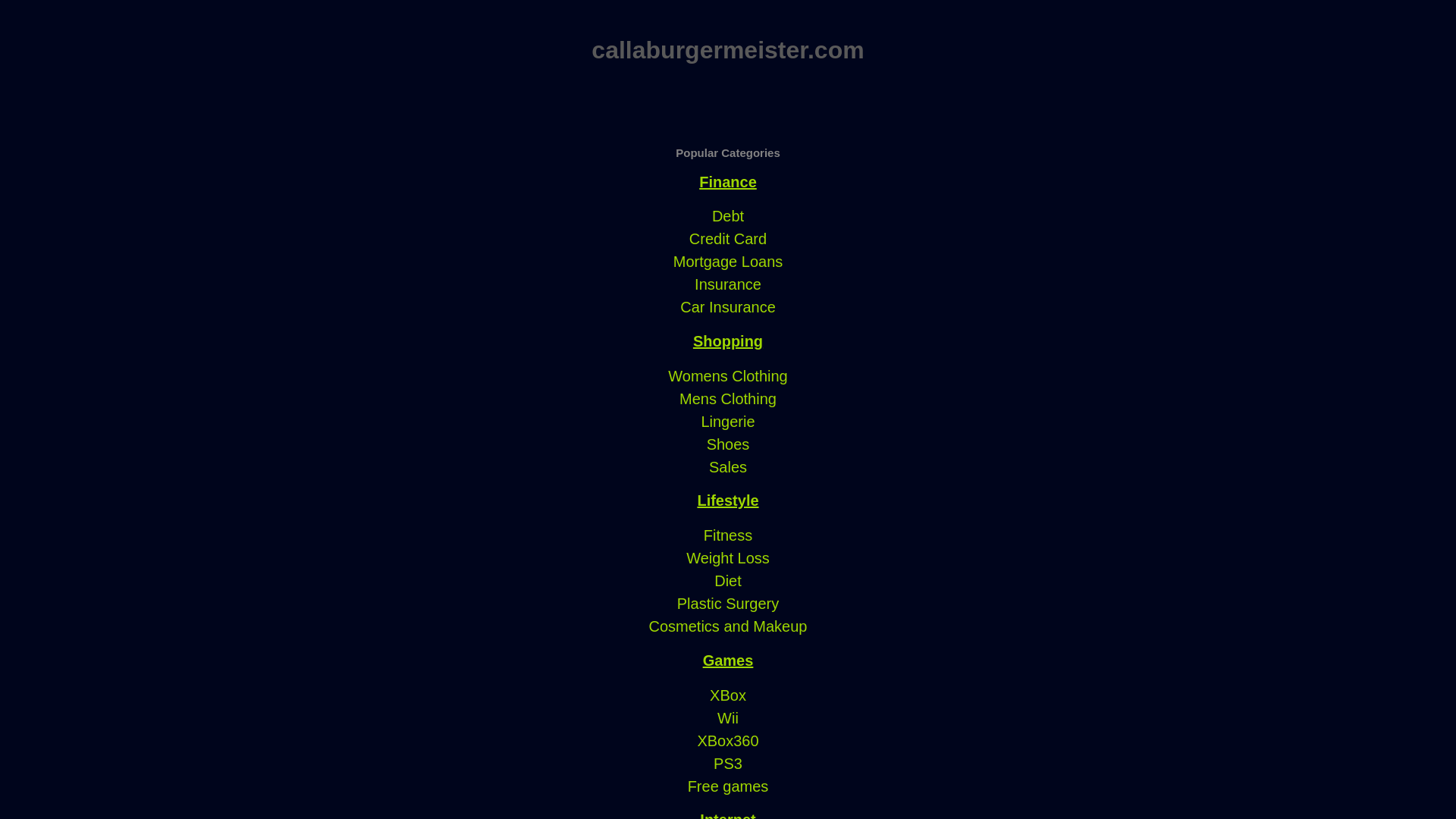 website screenshot of https://callaburgermeister.com