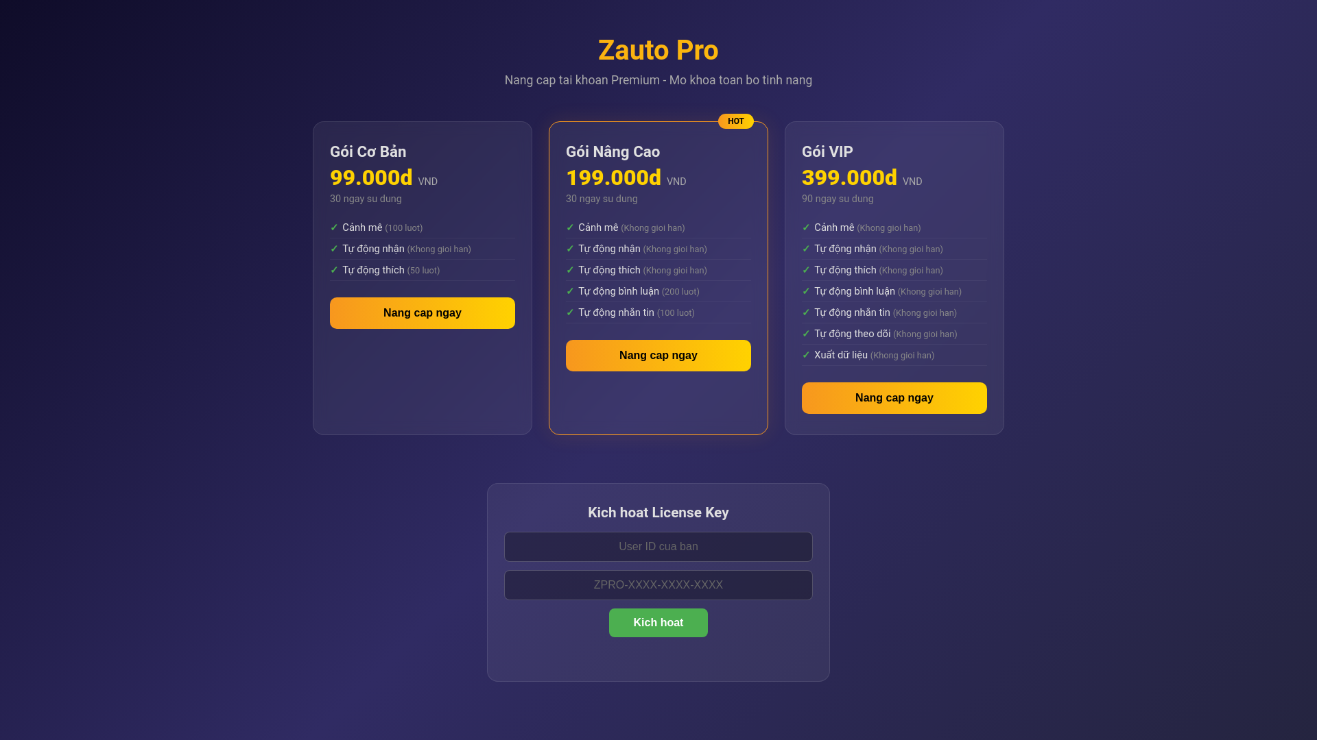 website screenshot of https://zauto.fun/