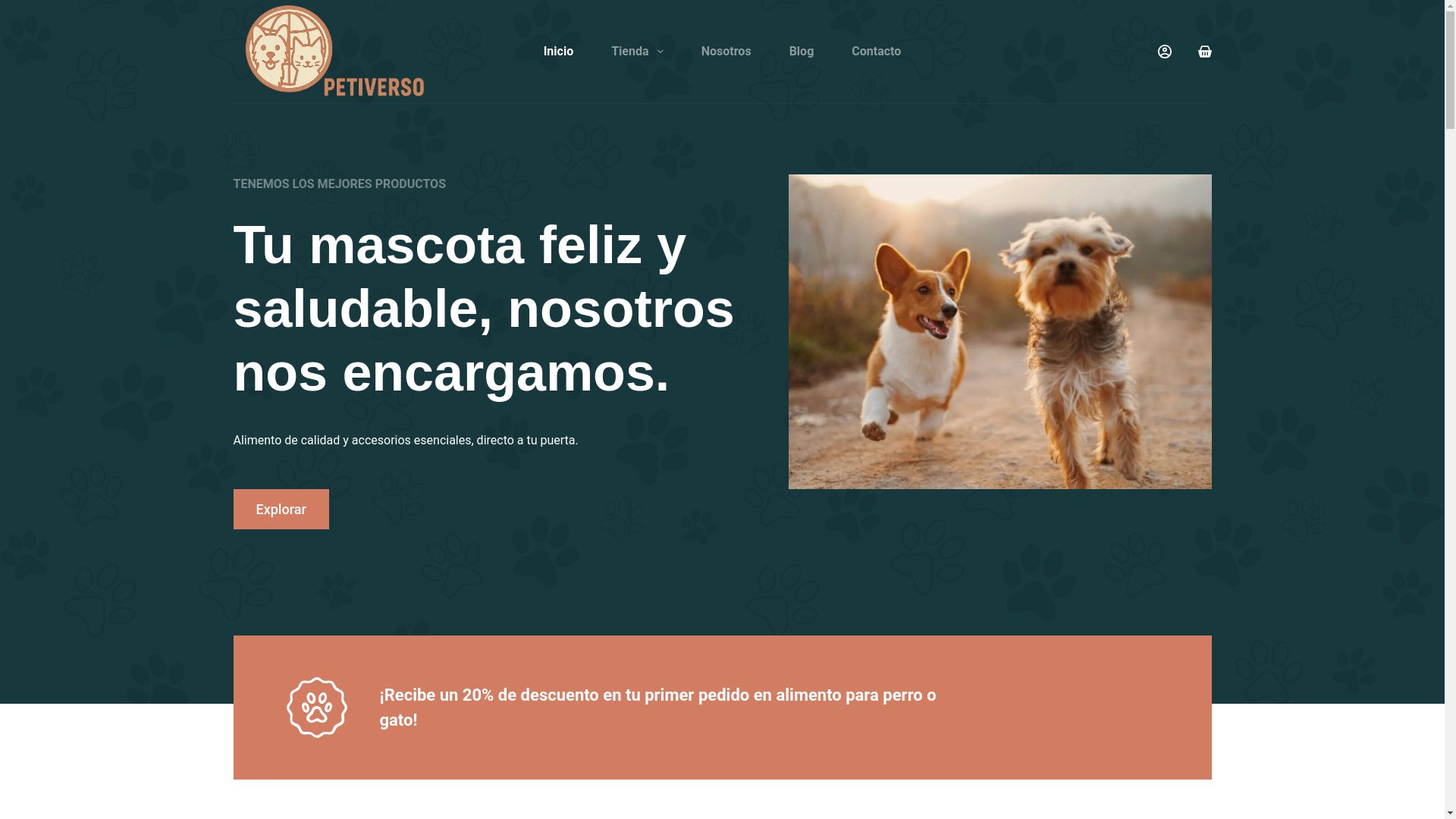 website screenshot of https://petiverso.com.mx/