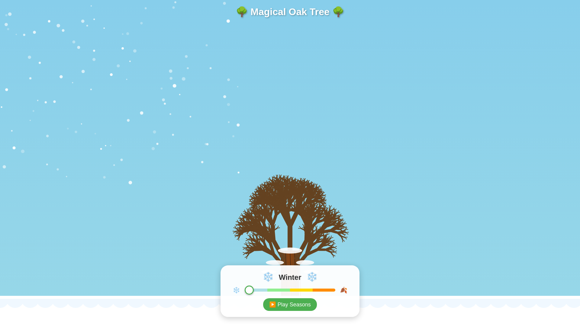 website screenshot of https://magical-oak-tree.pages.dev/