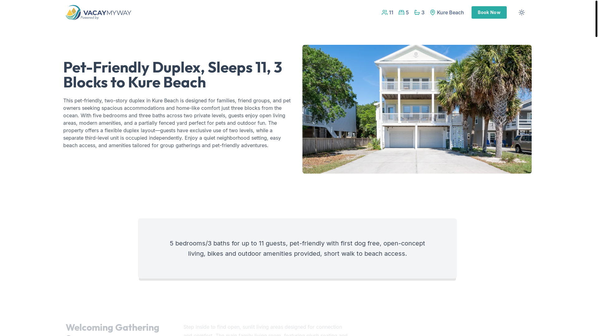 website screenshot of https://puphaven.estate/