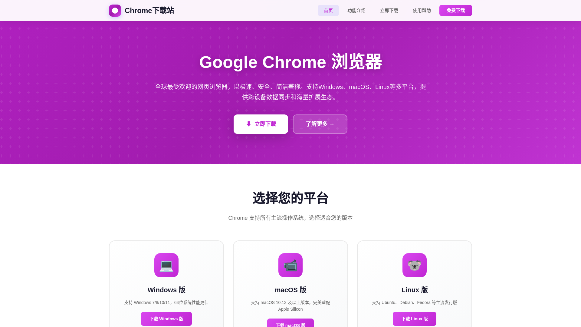 website screenshot of https://chrome-zh-google-cn.hl.cn/