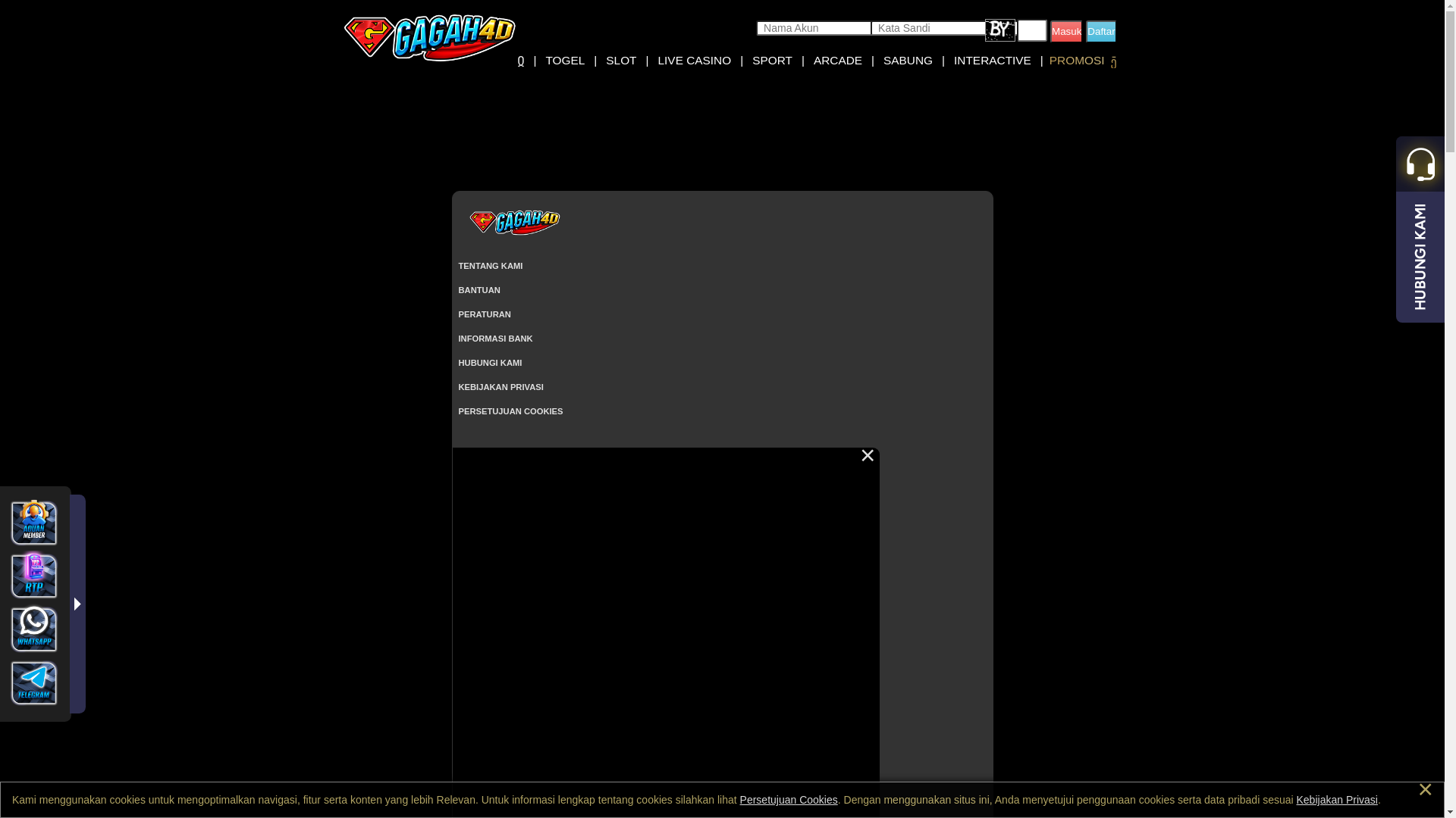website screenshot of https://gagahmaju-vip.store/
