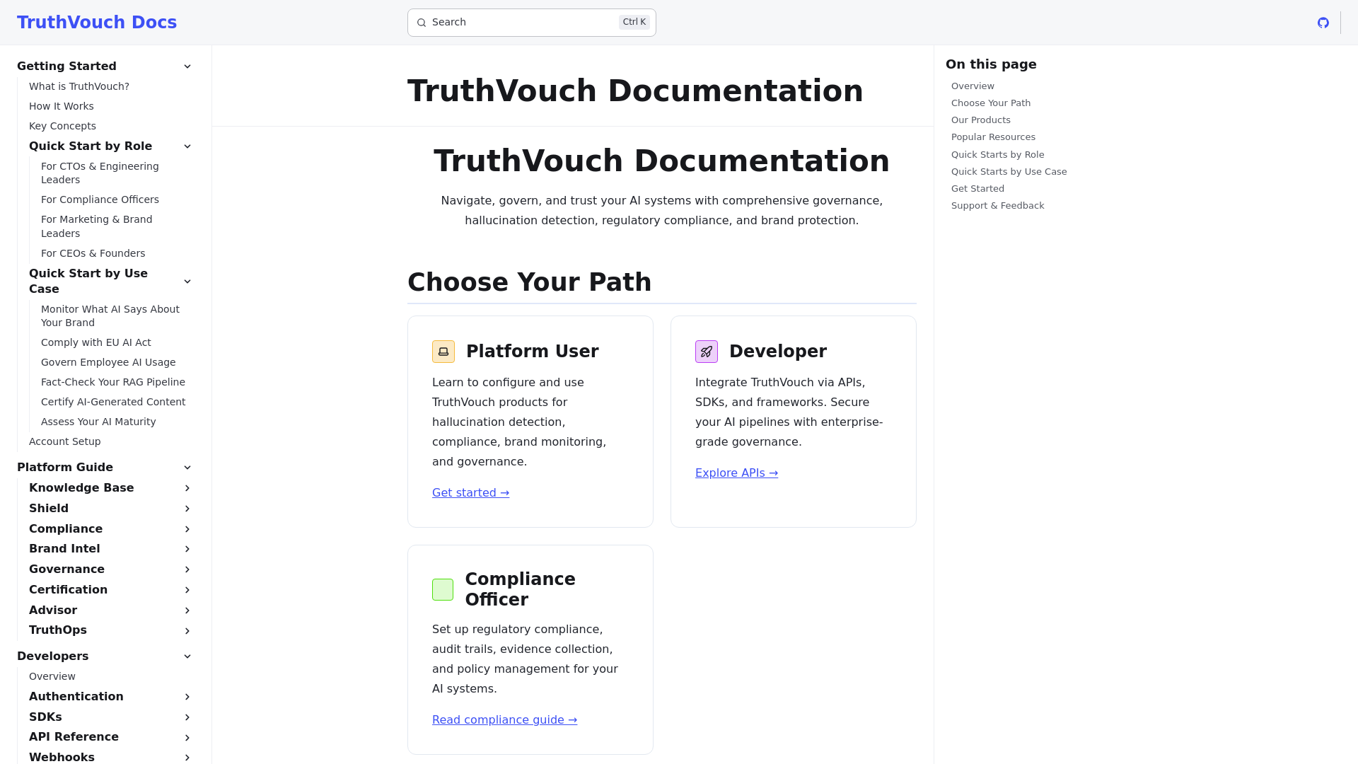website screenshot of https://truthvouch-doc.pages.dev/