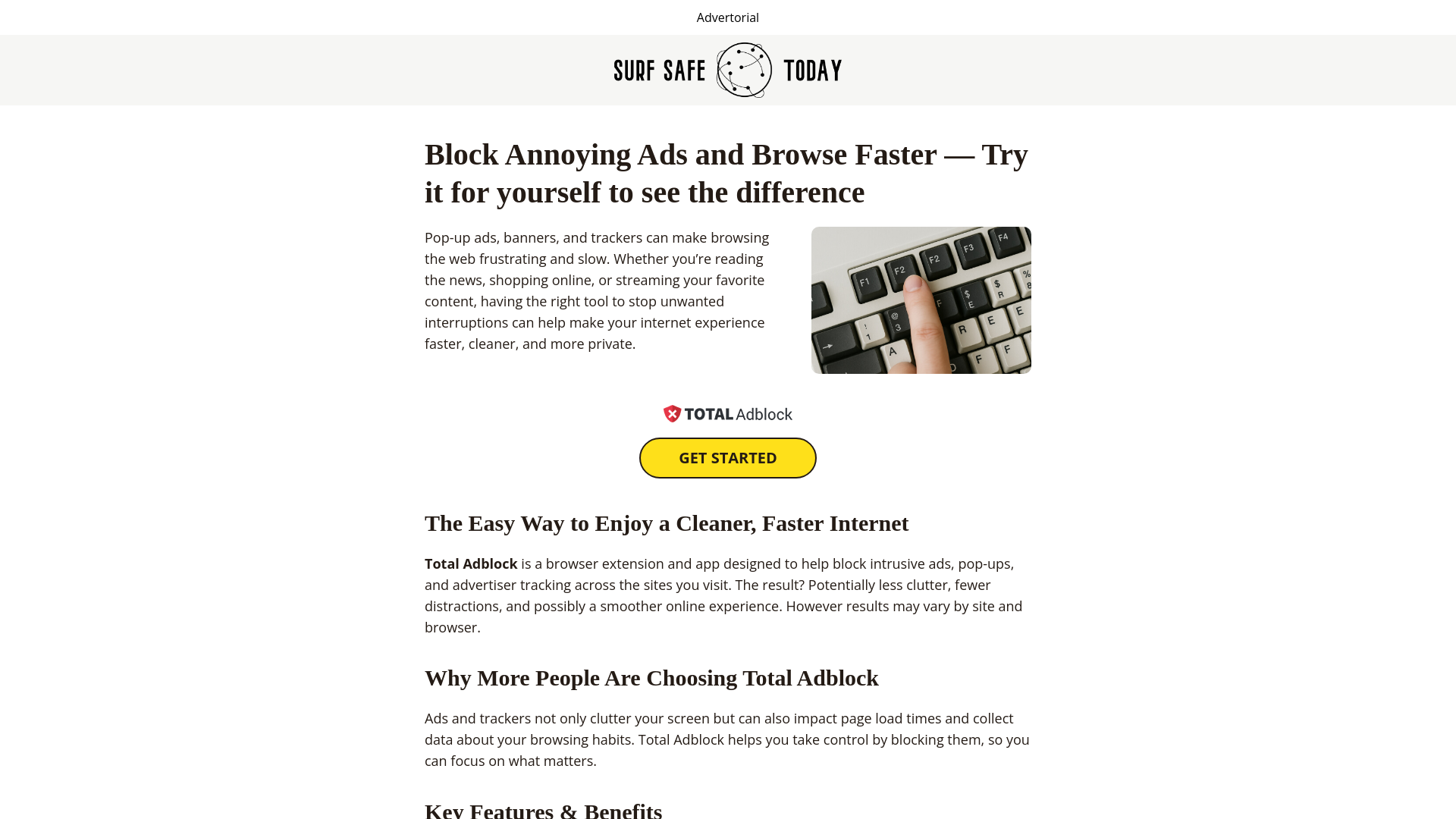 website screenshot of https://surfsafetoday.com