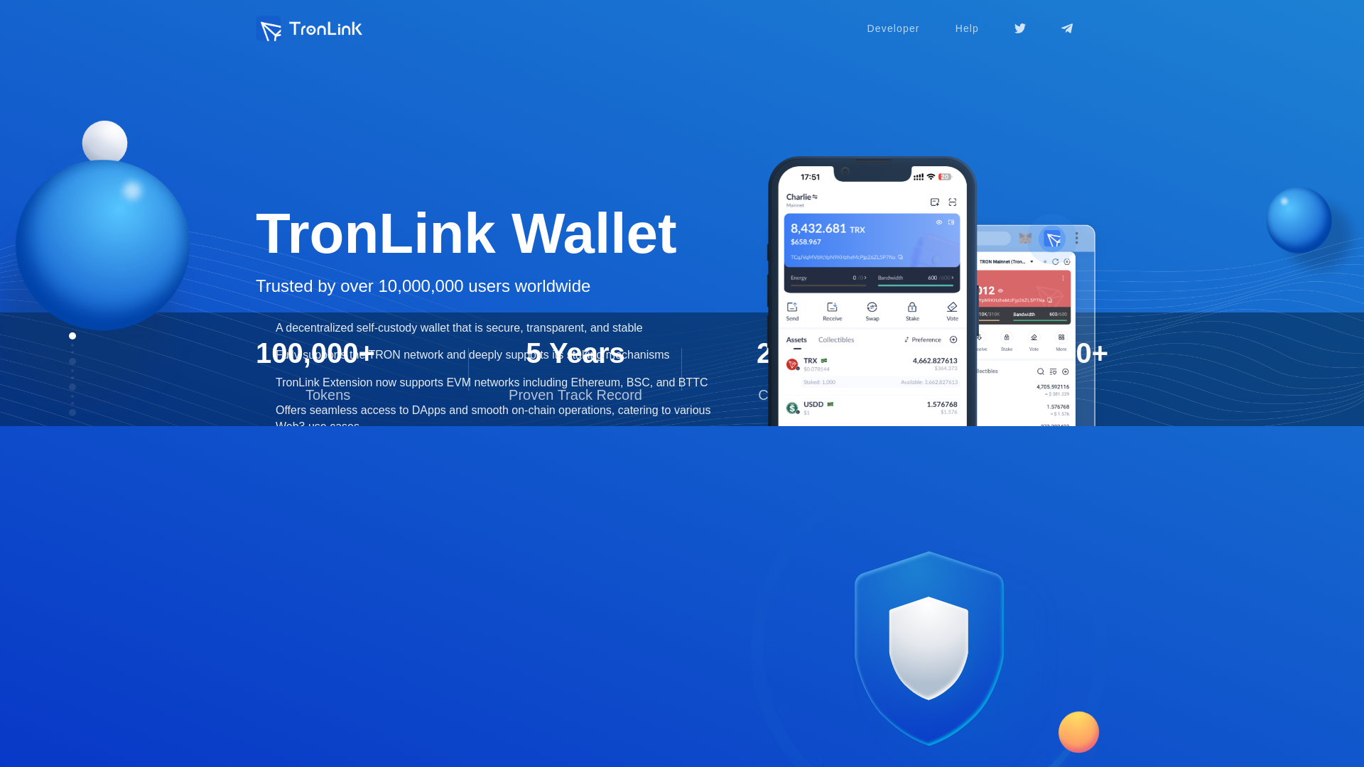 website screenshot of https://www.get-tronlink.com