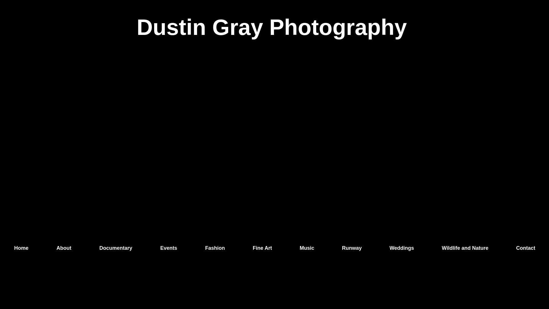 website screenshot of https://dustingrayphoto.com/
