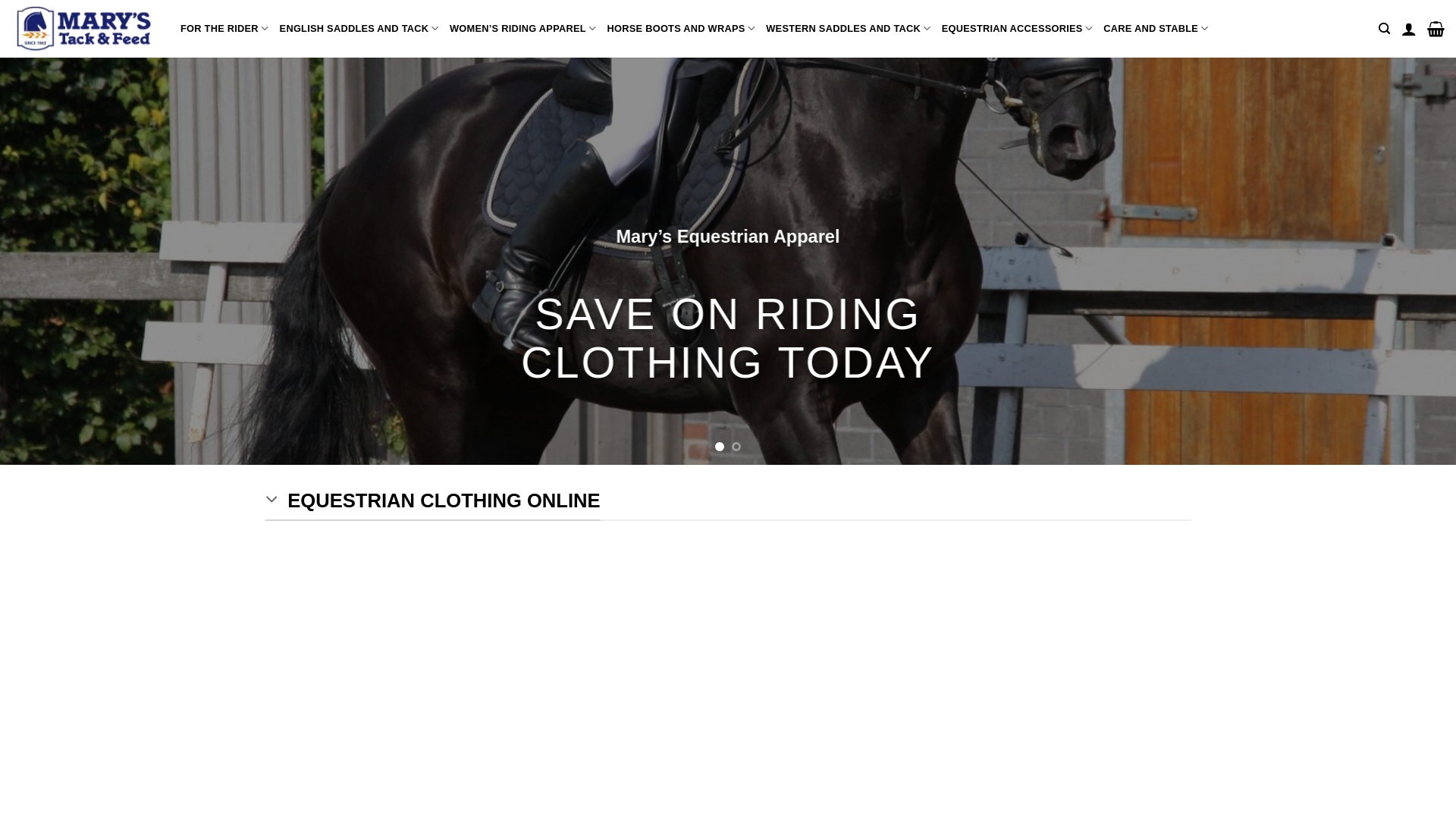 website screenshot of https://marystackshops.com/