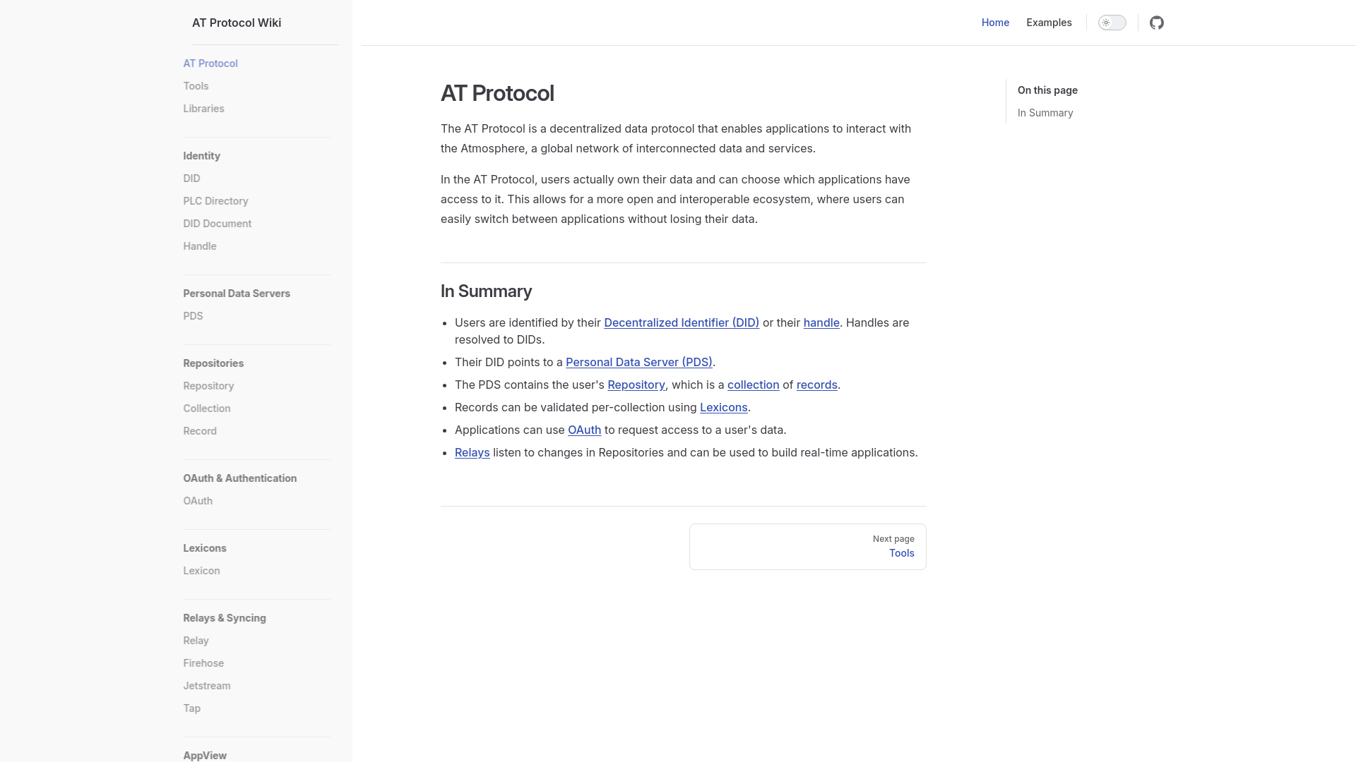 website screenshot of https://atproto-wiki.pages.dev/