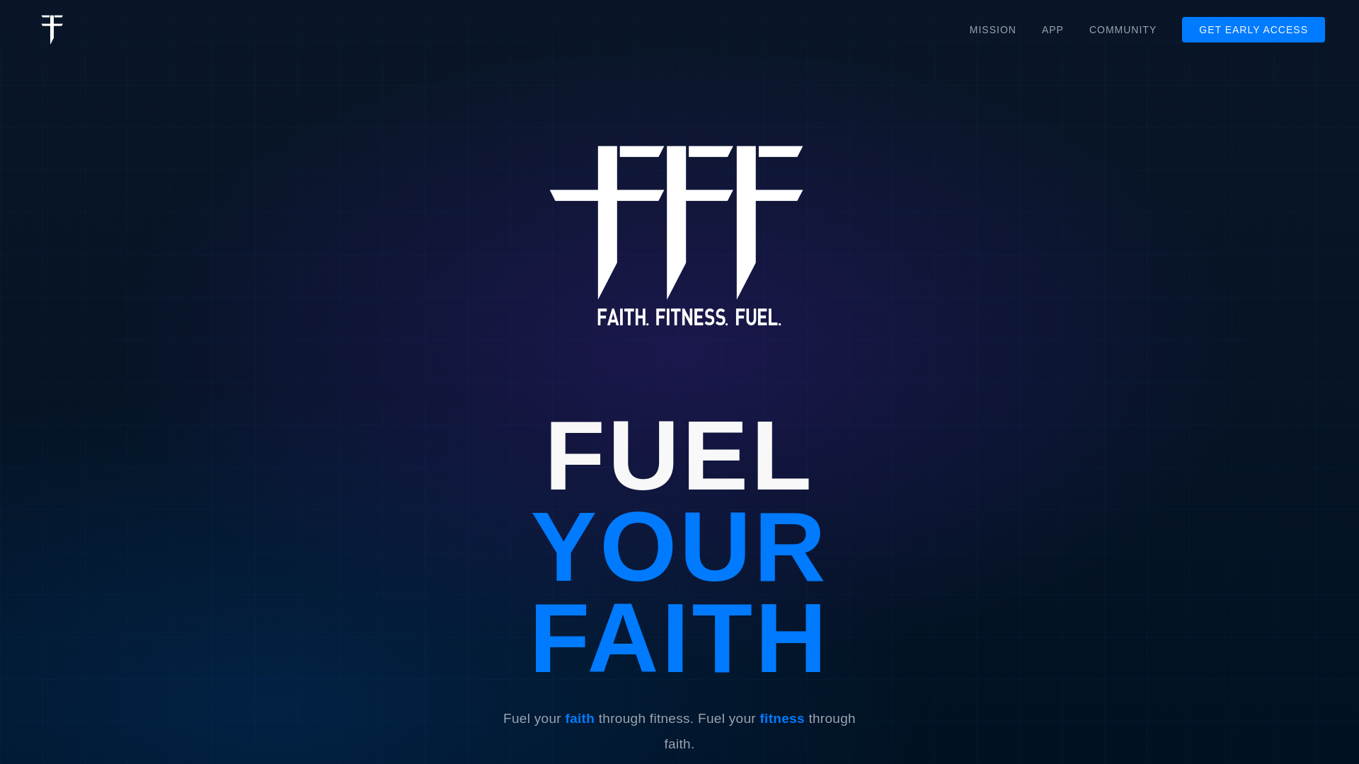 website screenshot of https://faithfitnessfuel.co.uk