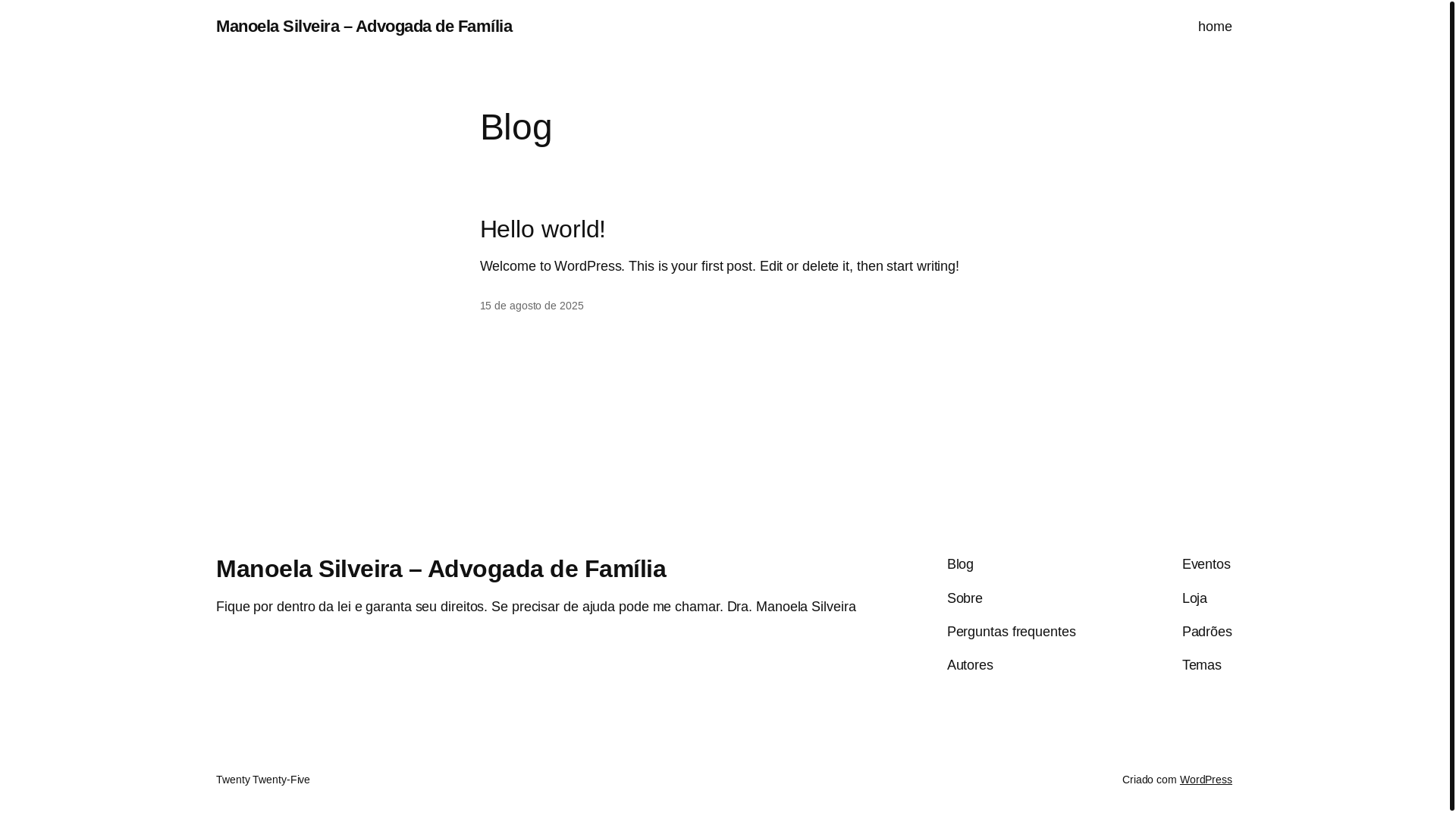 website screenshot of https://manoelasilveira.adv.br/