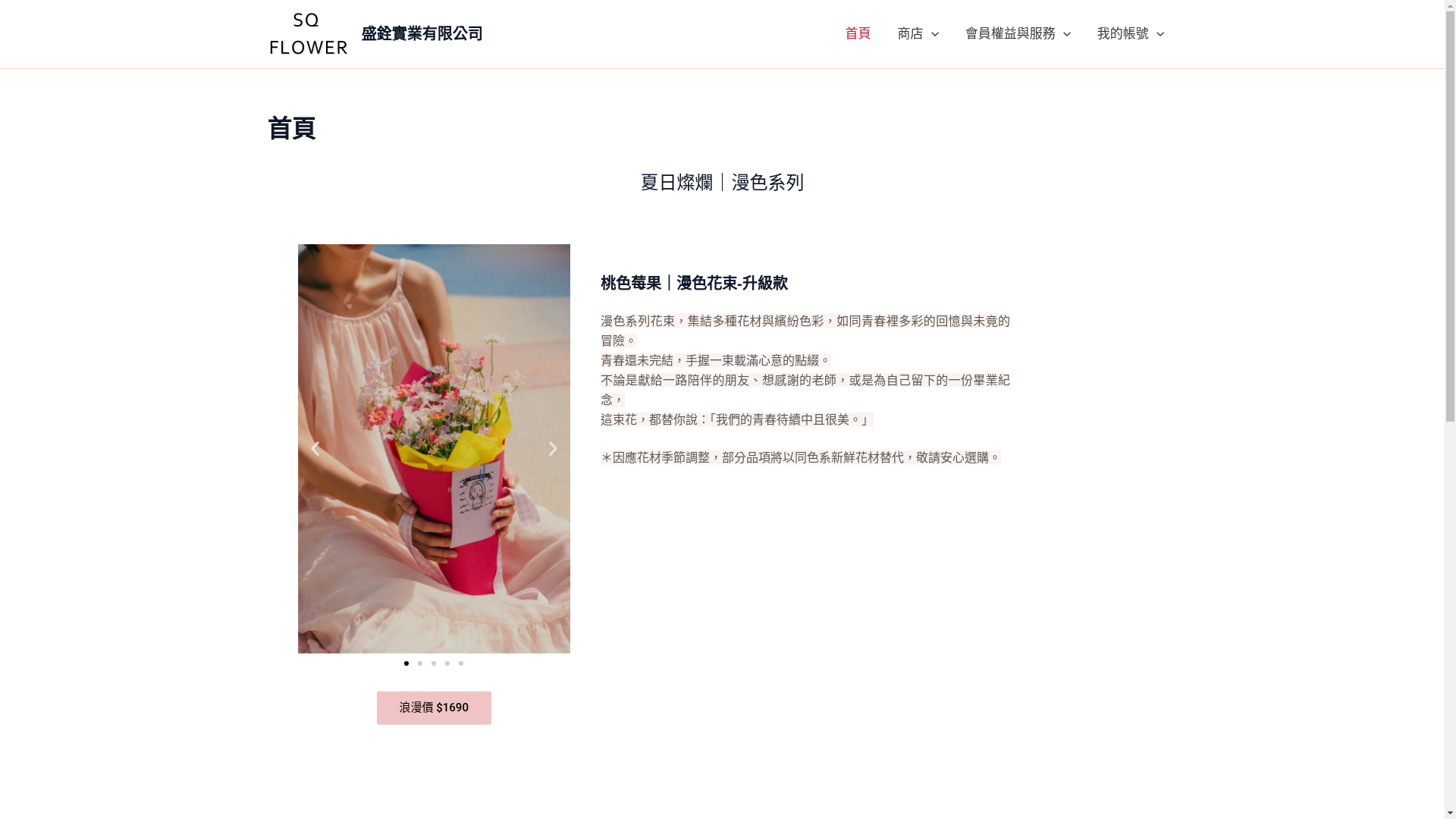 website screenshot of https://sheng-quan.tw/