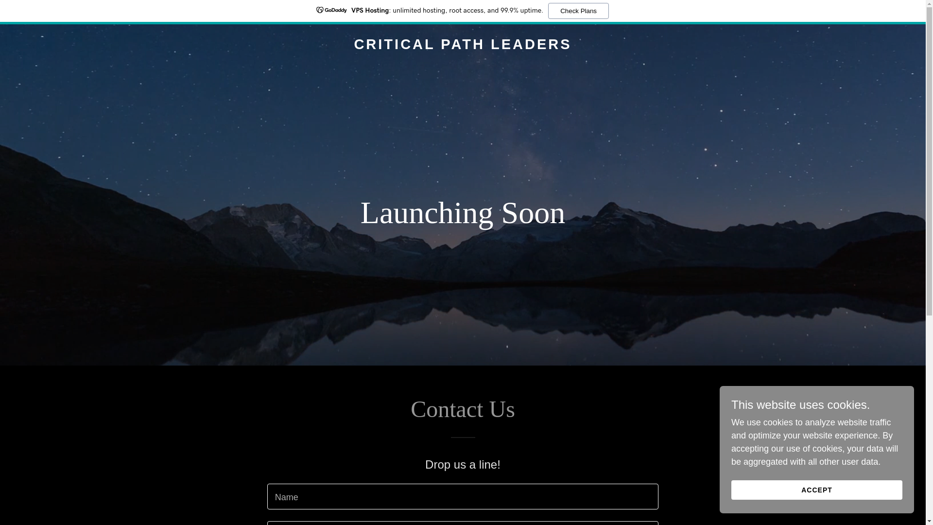 website screenshot of https://criticalpathleaders.com/