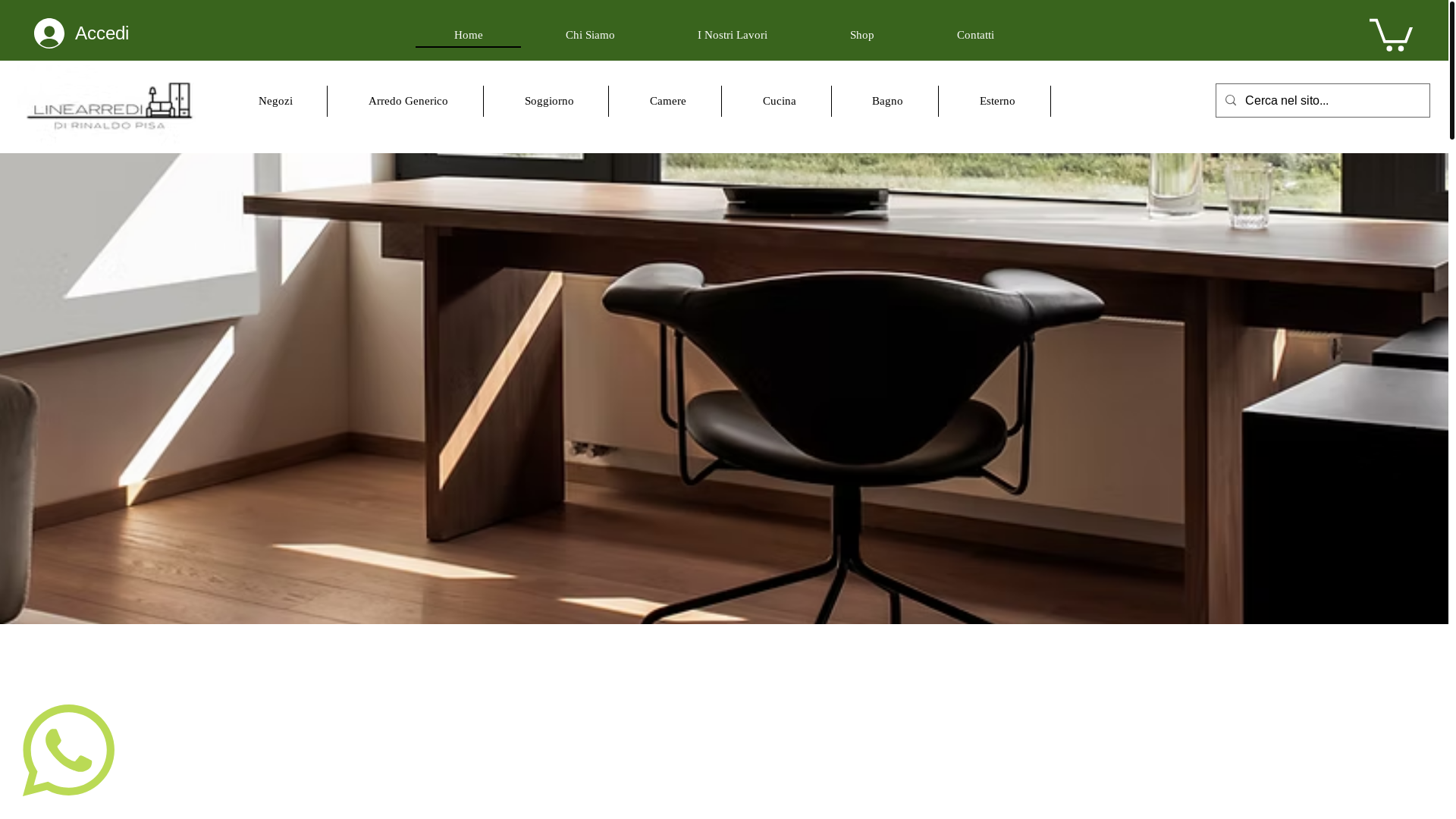 website screenshot of https://linearredifalegnameria.it/