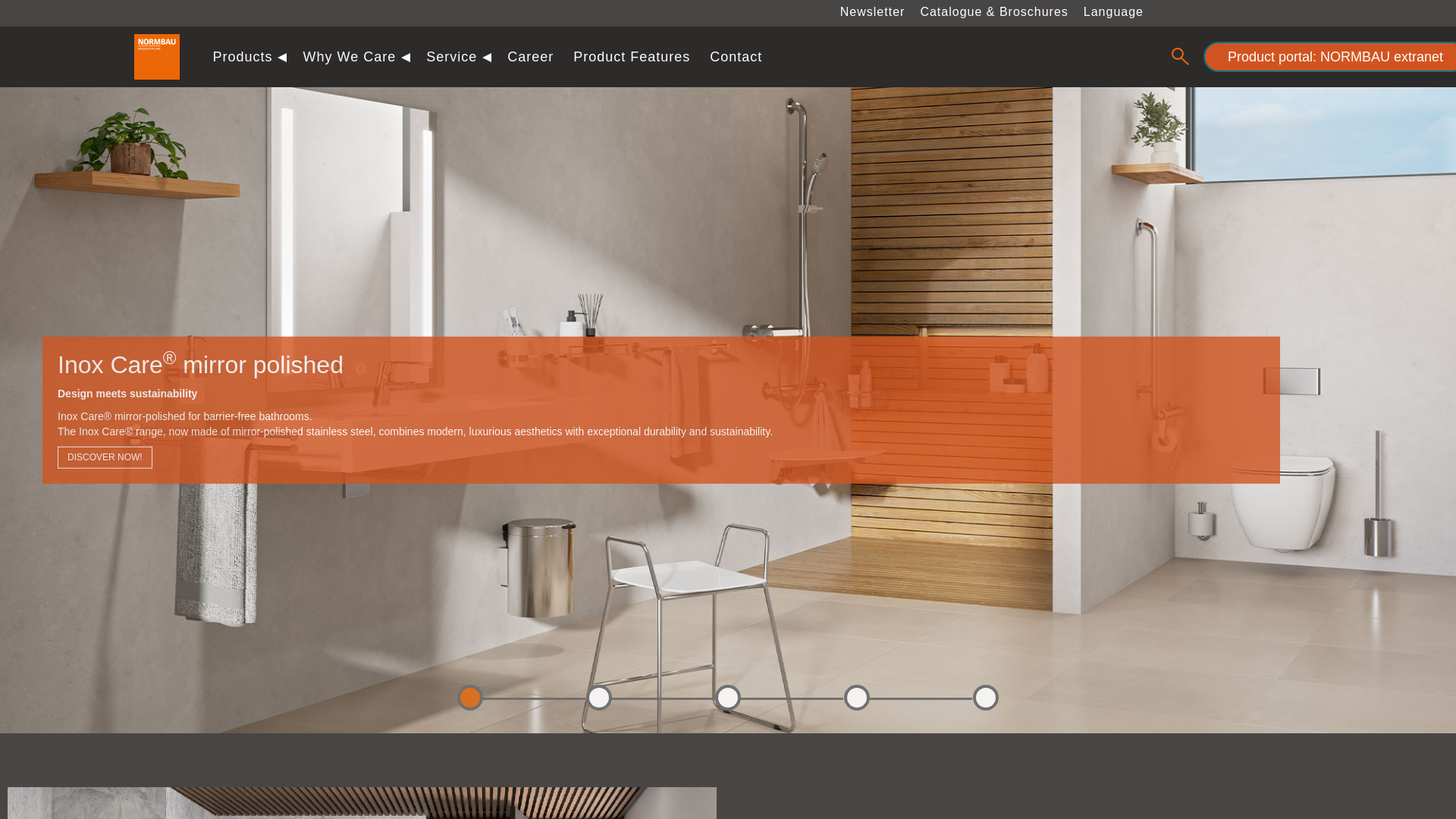 website screenshot of https://normbau.pl/