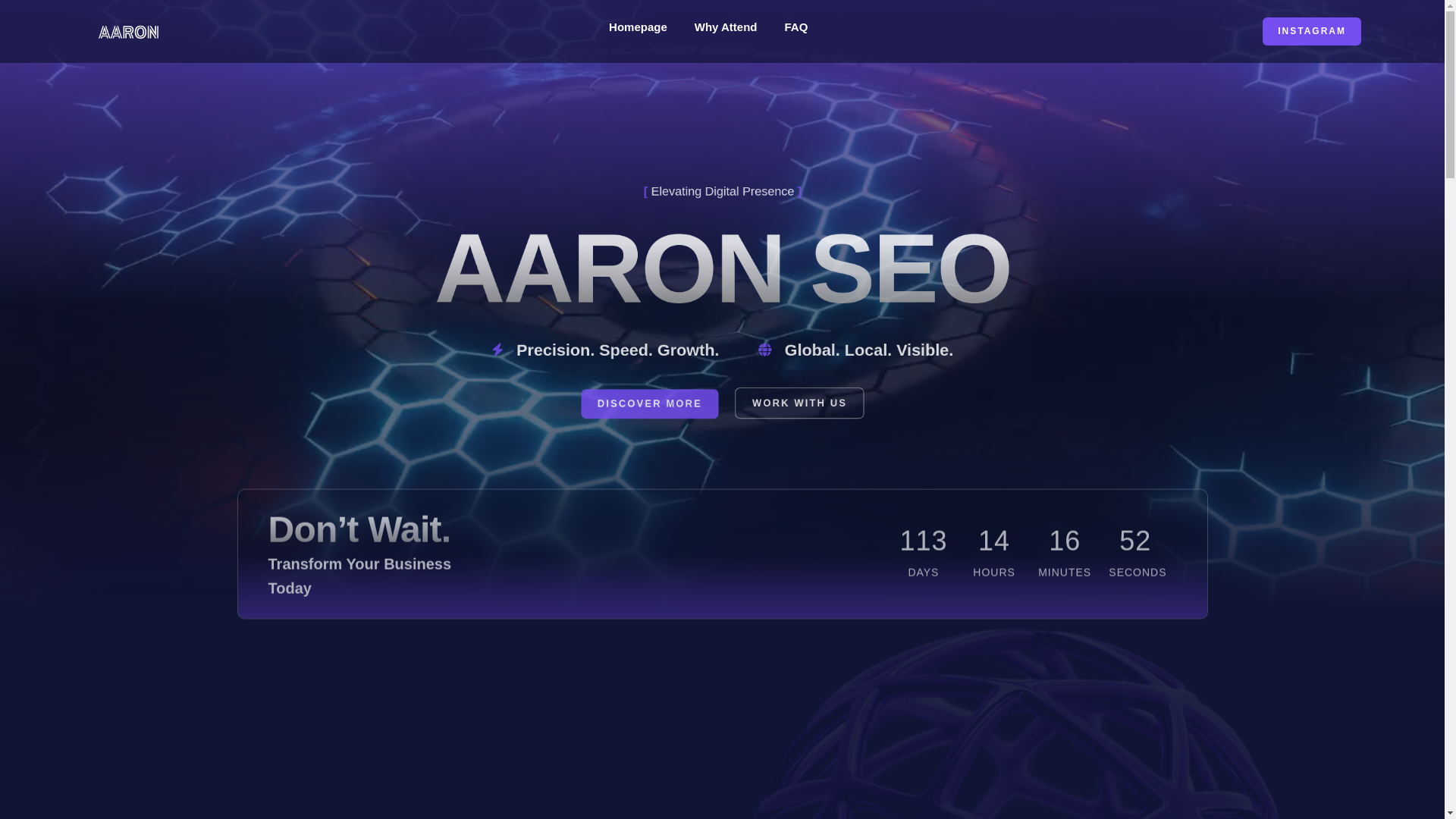 website screenshot of https://aaronseo.com.tr/