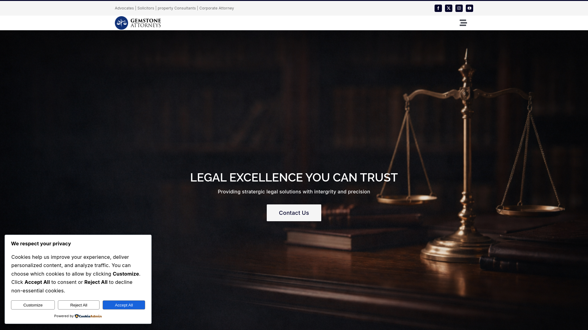 website screenshot of https://gemstoneattorneys.com/