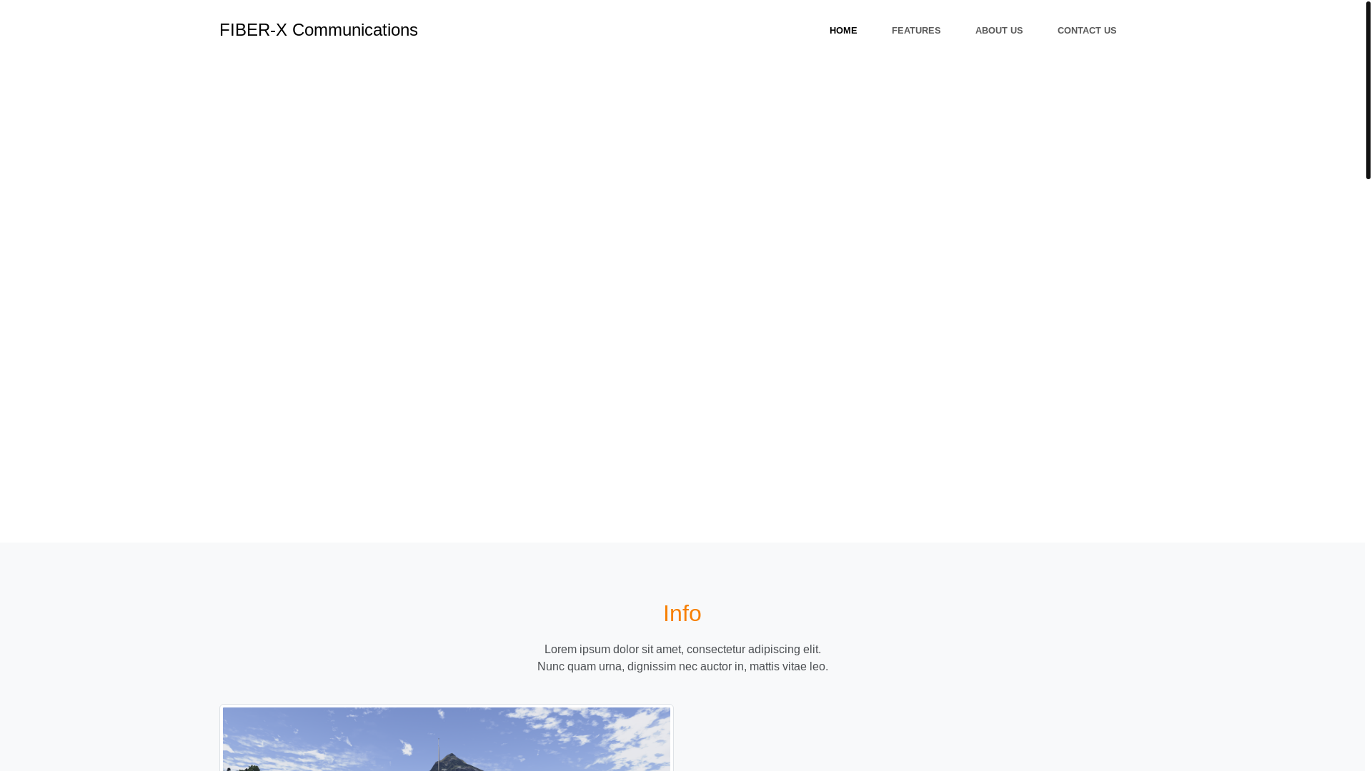 website screenshot of https://fiberx-website.pages.dev/