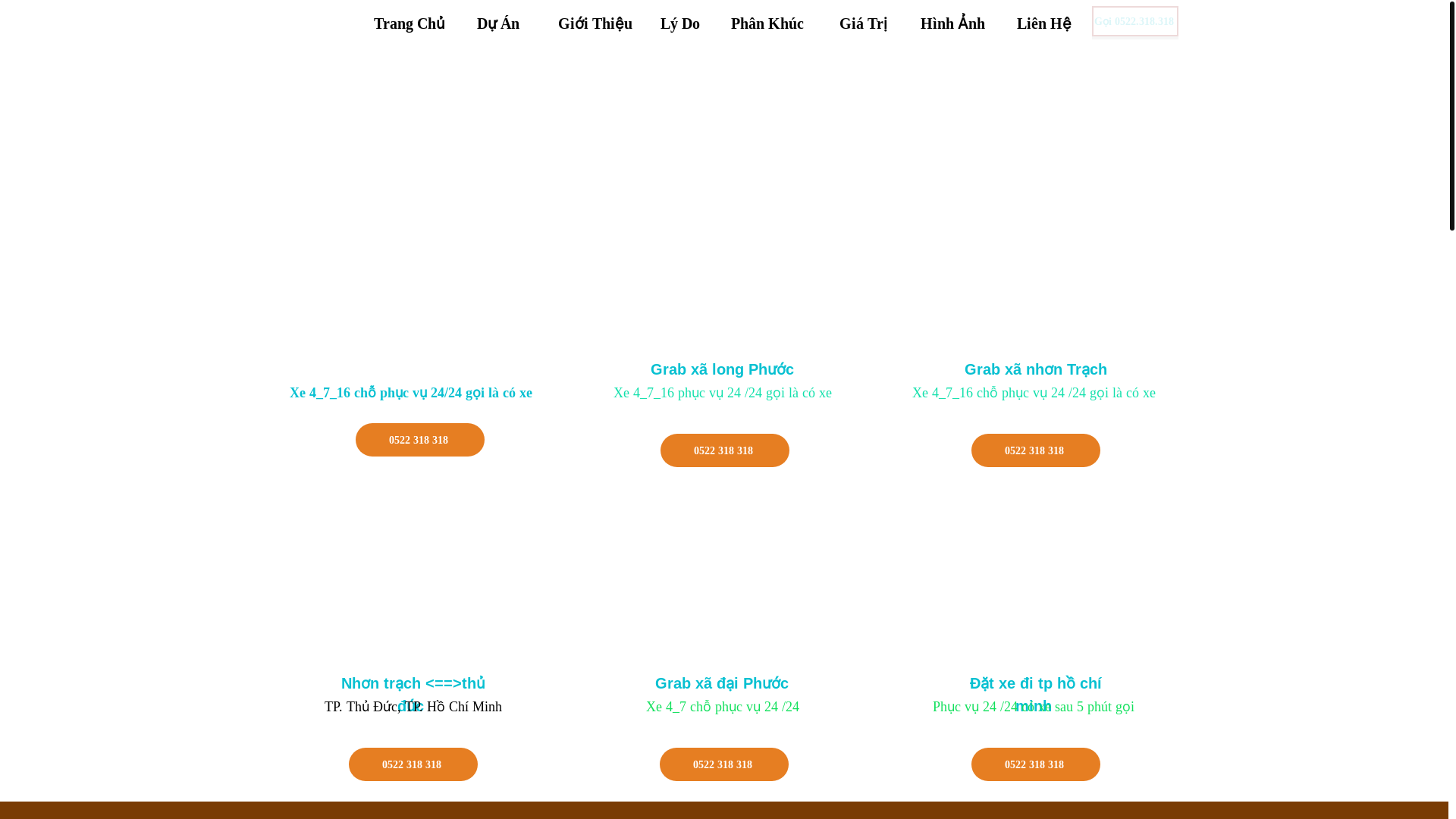 website screenshot of https://grabnhontrach.xyz/