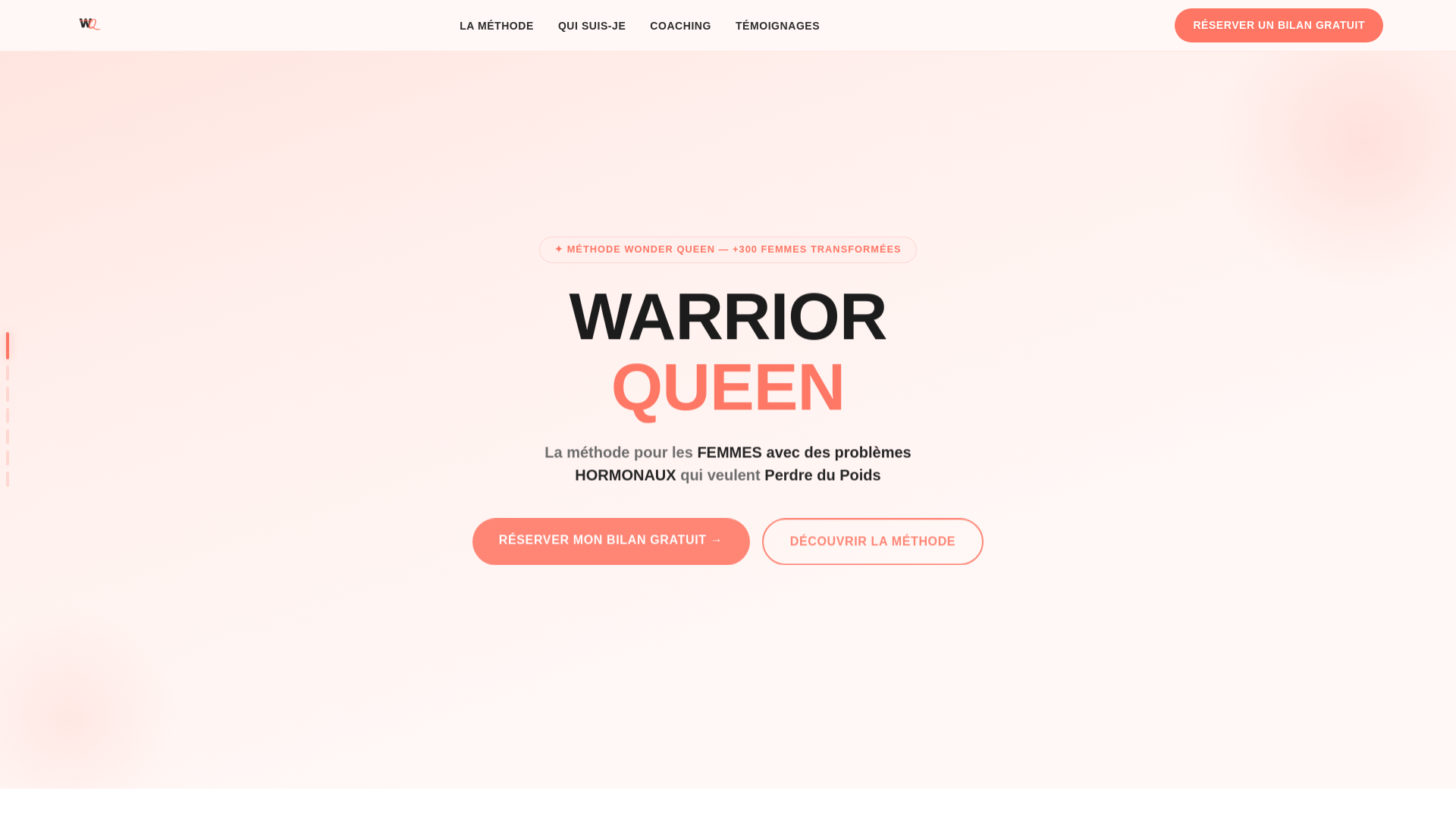 website screenshot of https://warrior-queen-site.pages.dev/