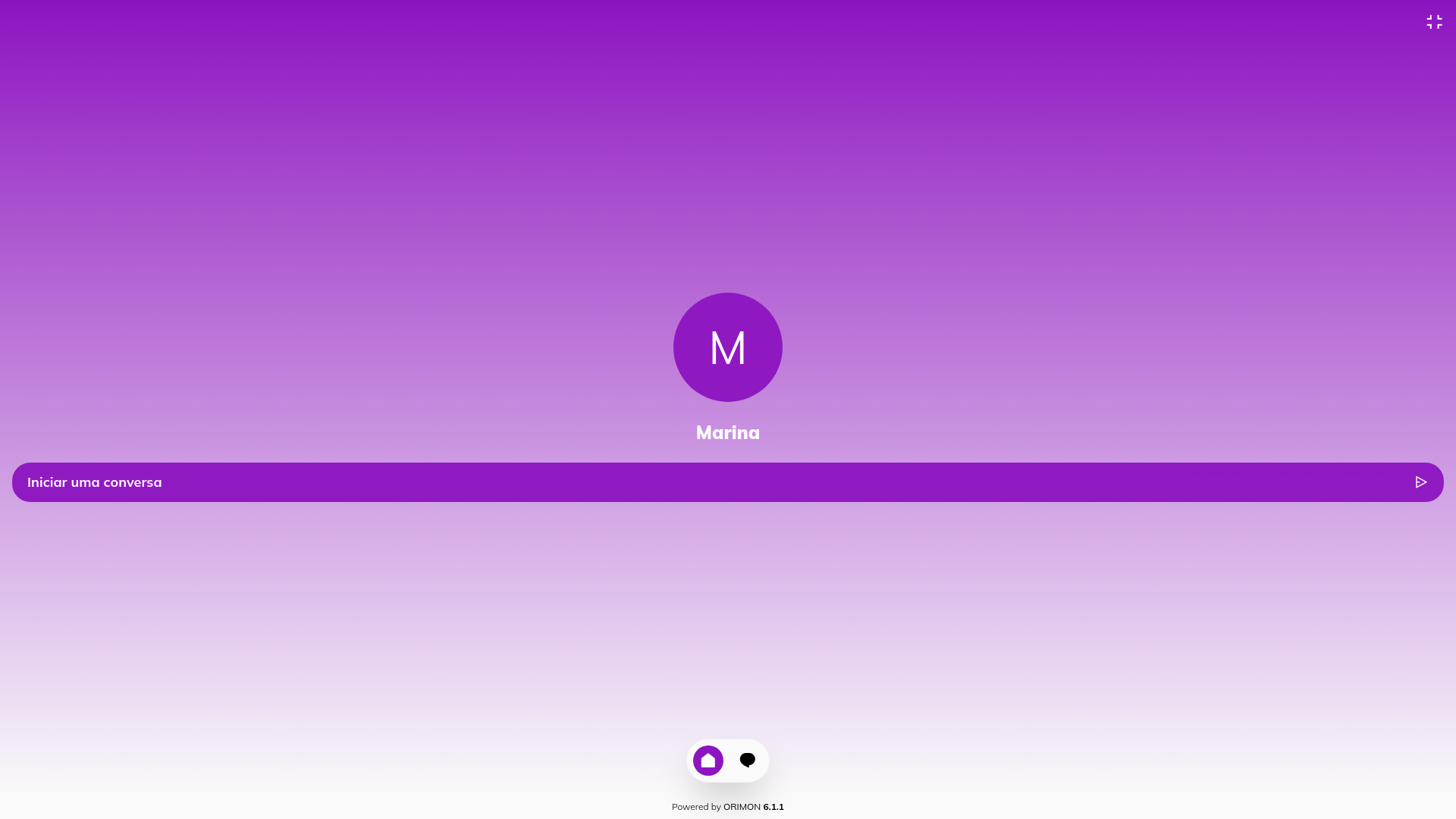 website screenshot of https://atendente.pages.dev/