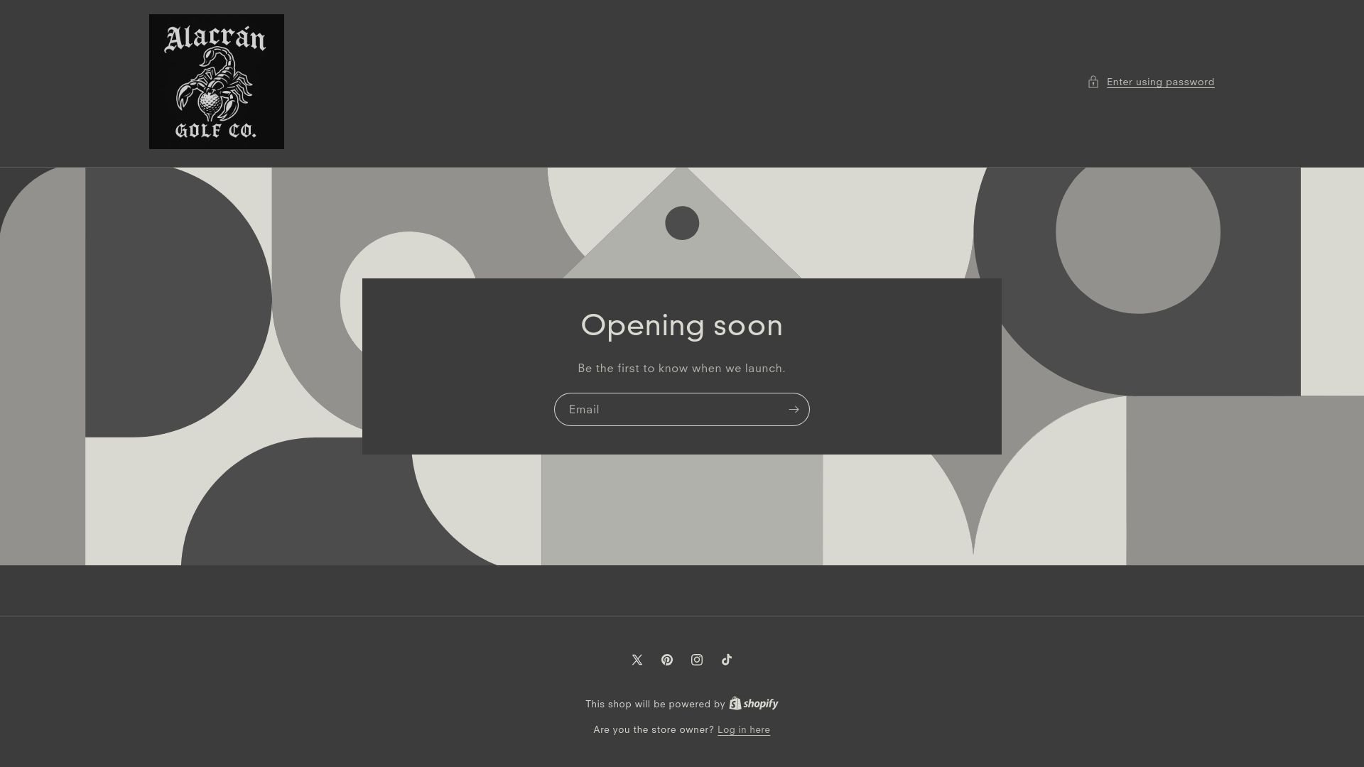 website screenshot of https://alacrangolfco.com/