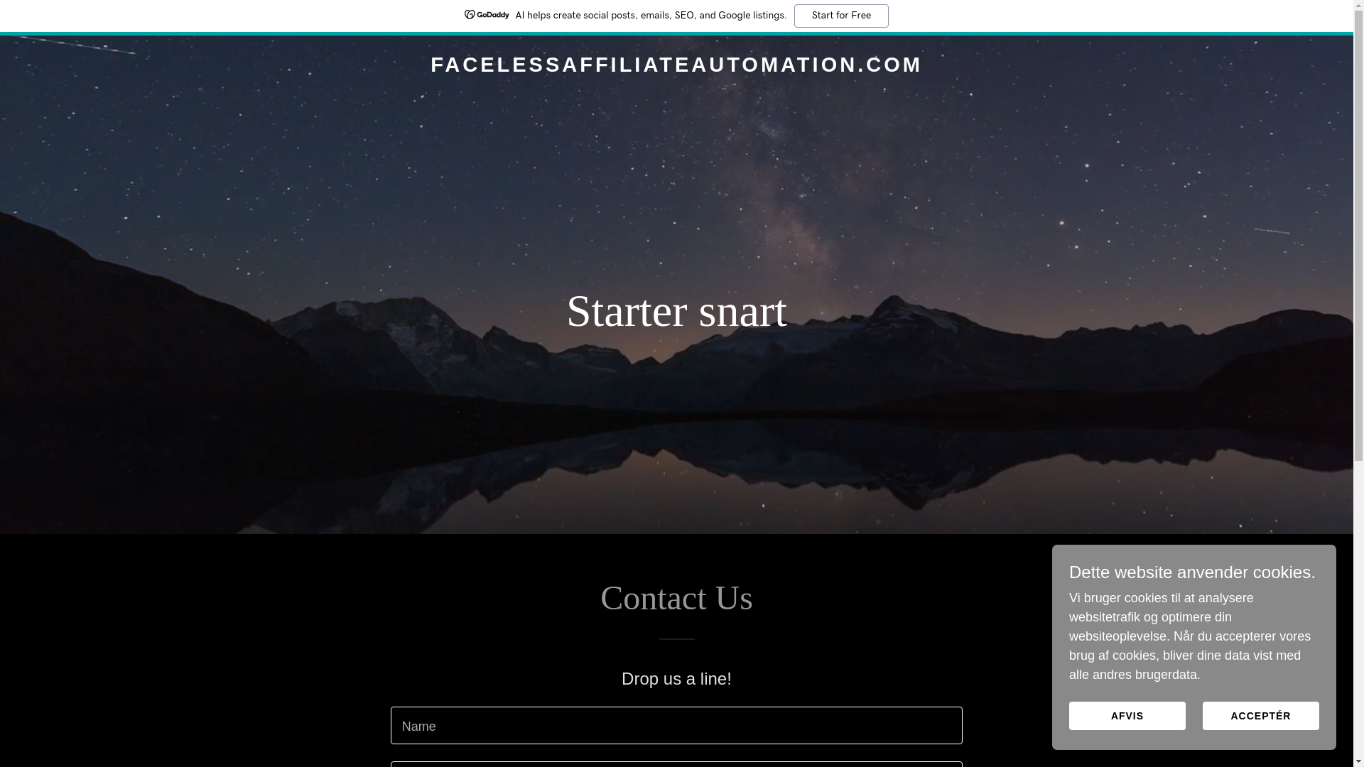website screenshot of https://facelessaffiliateautomation.com/