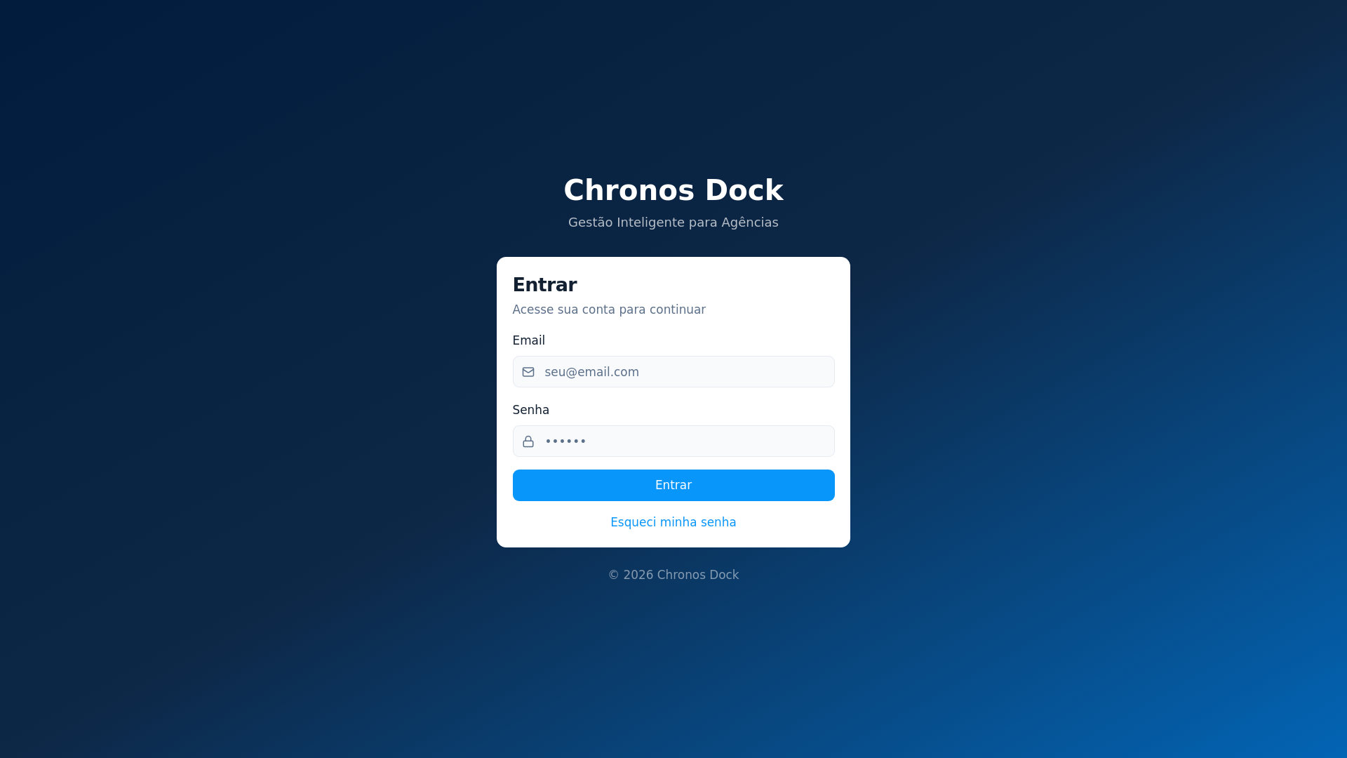 website screenshot of https://chronosdock.com/