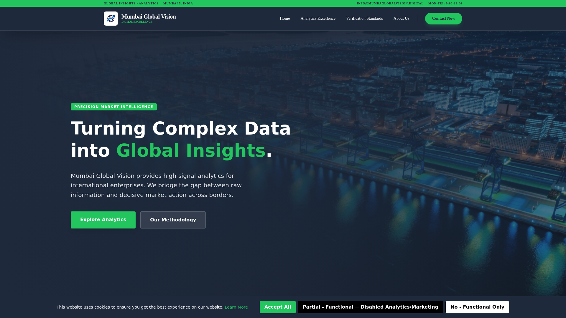website screenshot of https://mumbaiglobalvision.digital/